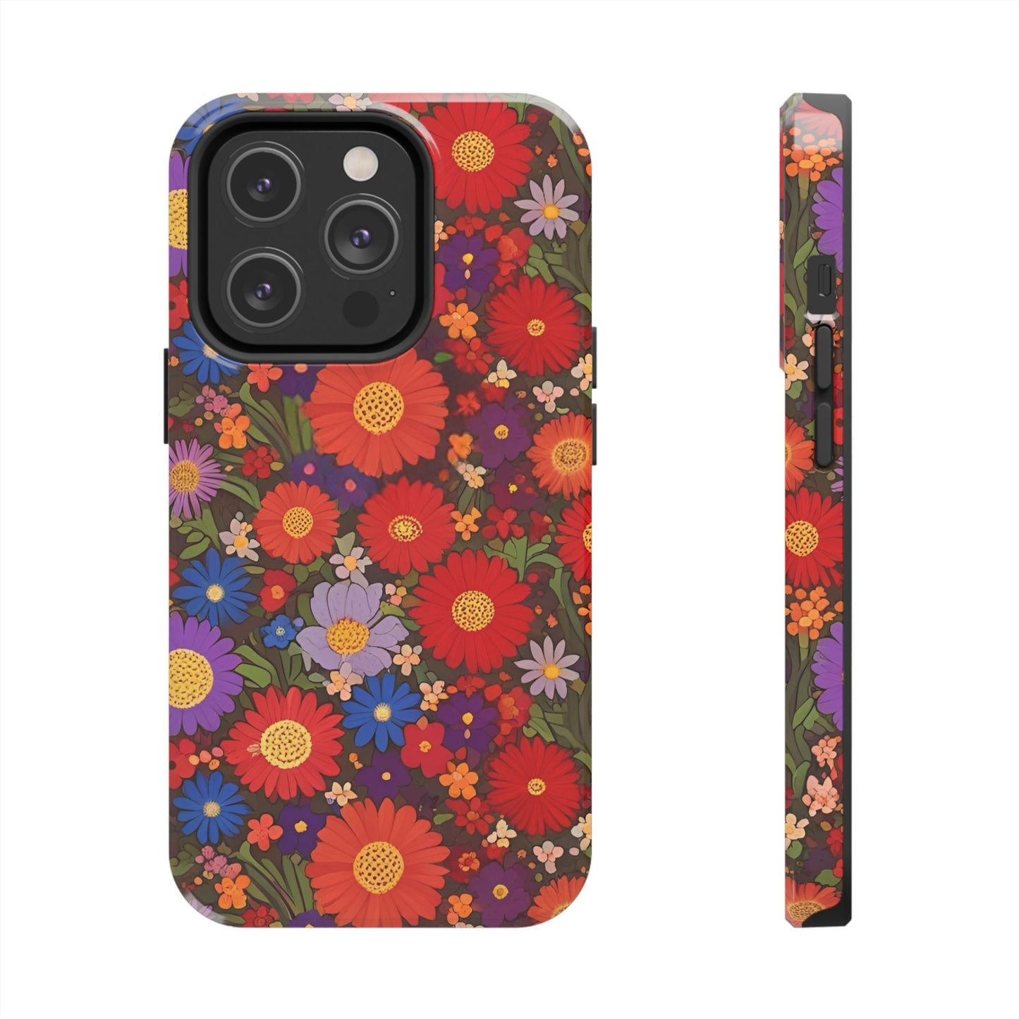 Tough Phone Cases - Vintage Flowers