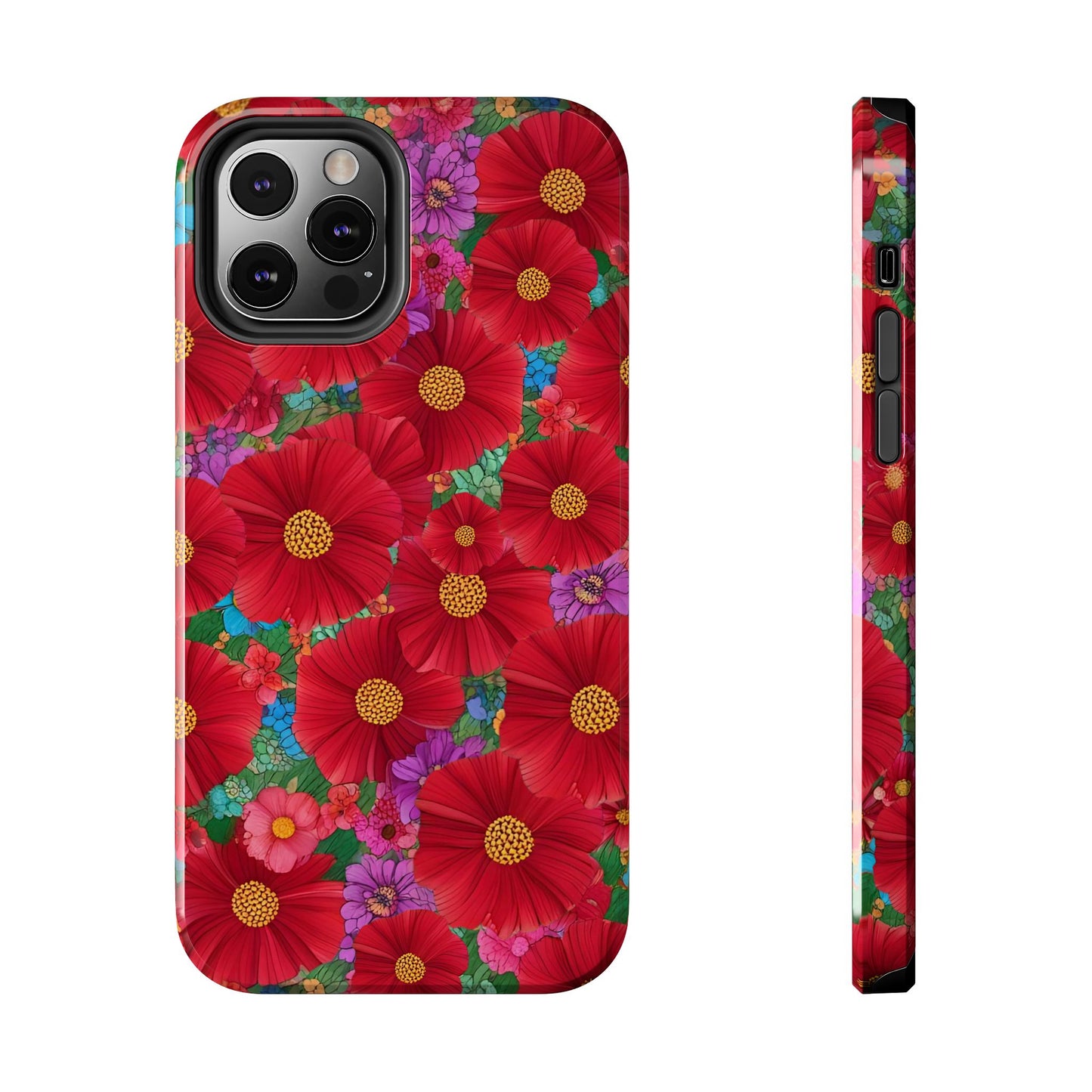 Tough Phone Cases - Beautiful Bold Red Poppies