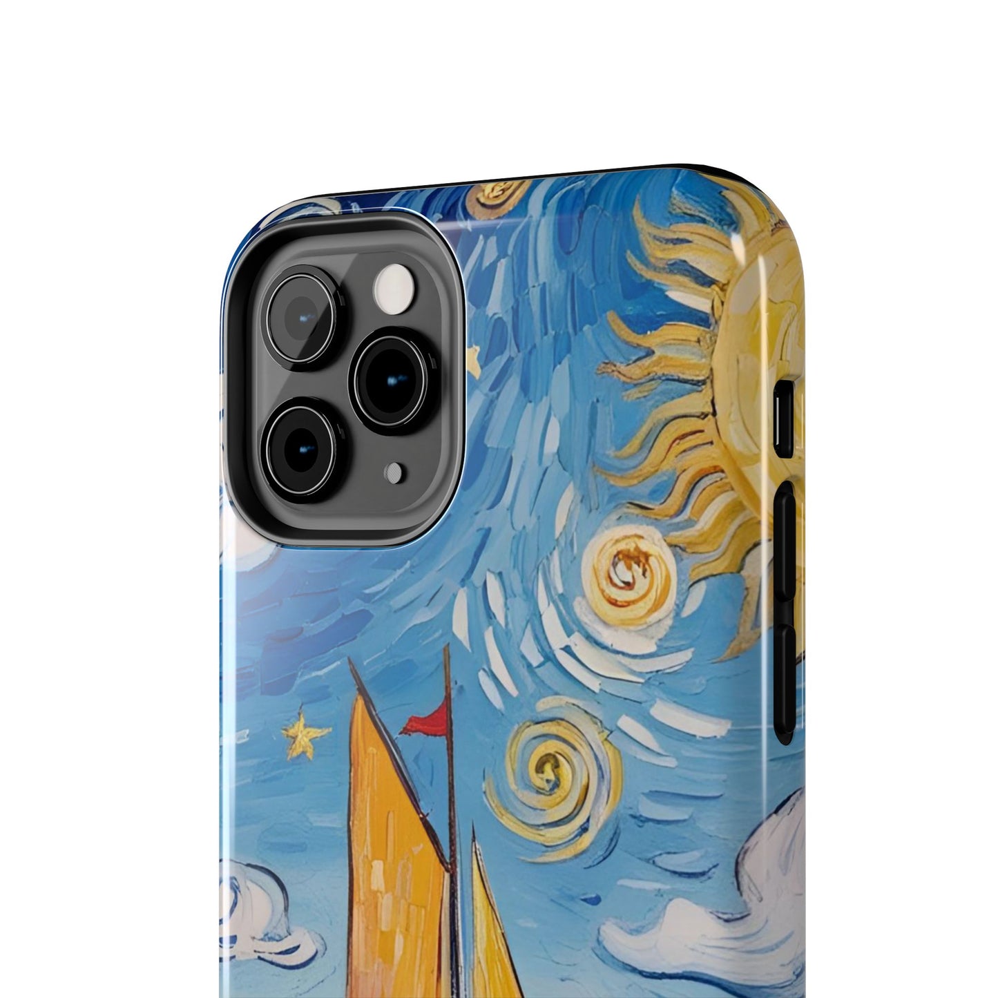 Phone Case - Sailboat Artsy Pattern Tough Phone Case