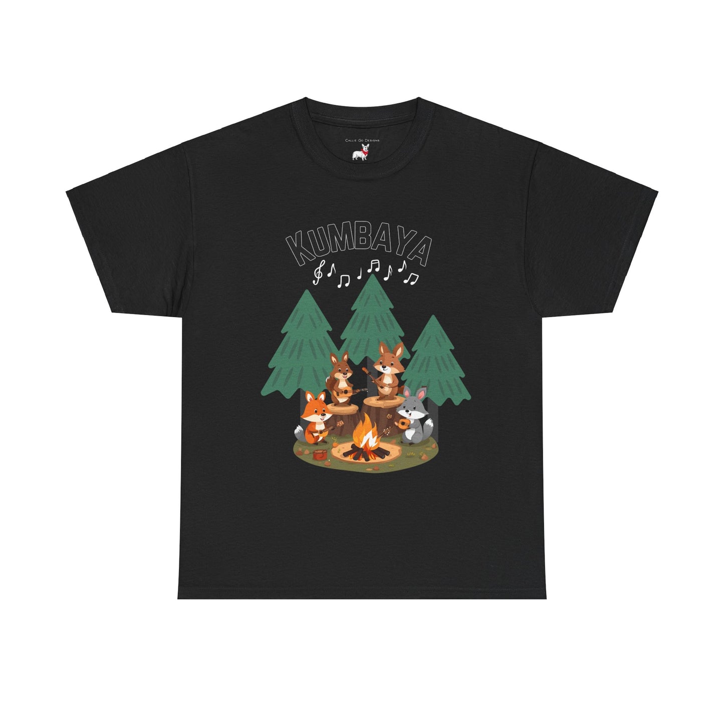 Playful Camping Tee Kumbaya Singing around the Campfire - Men's