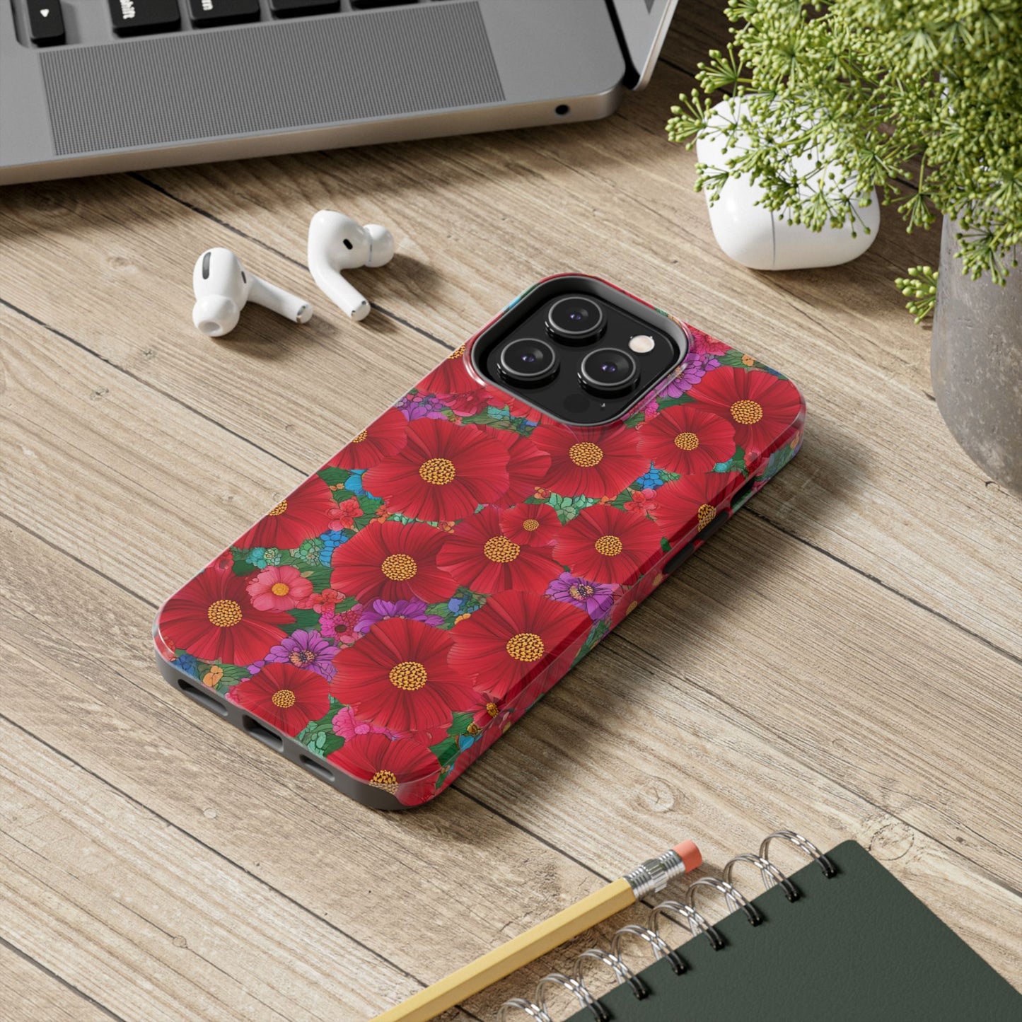 Tough Phone Cases - Beautiful Bold Red Poppies