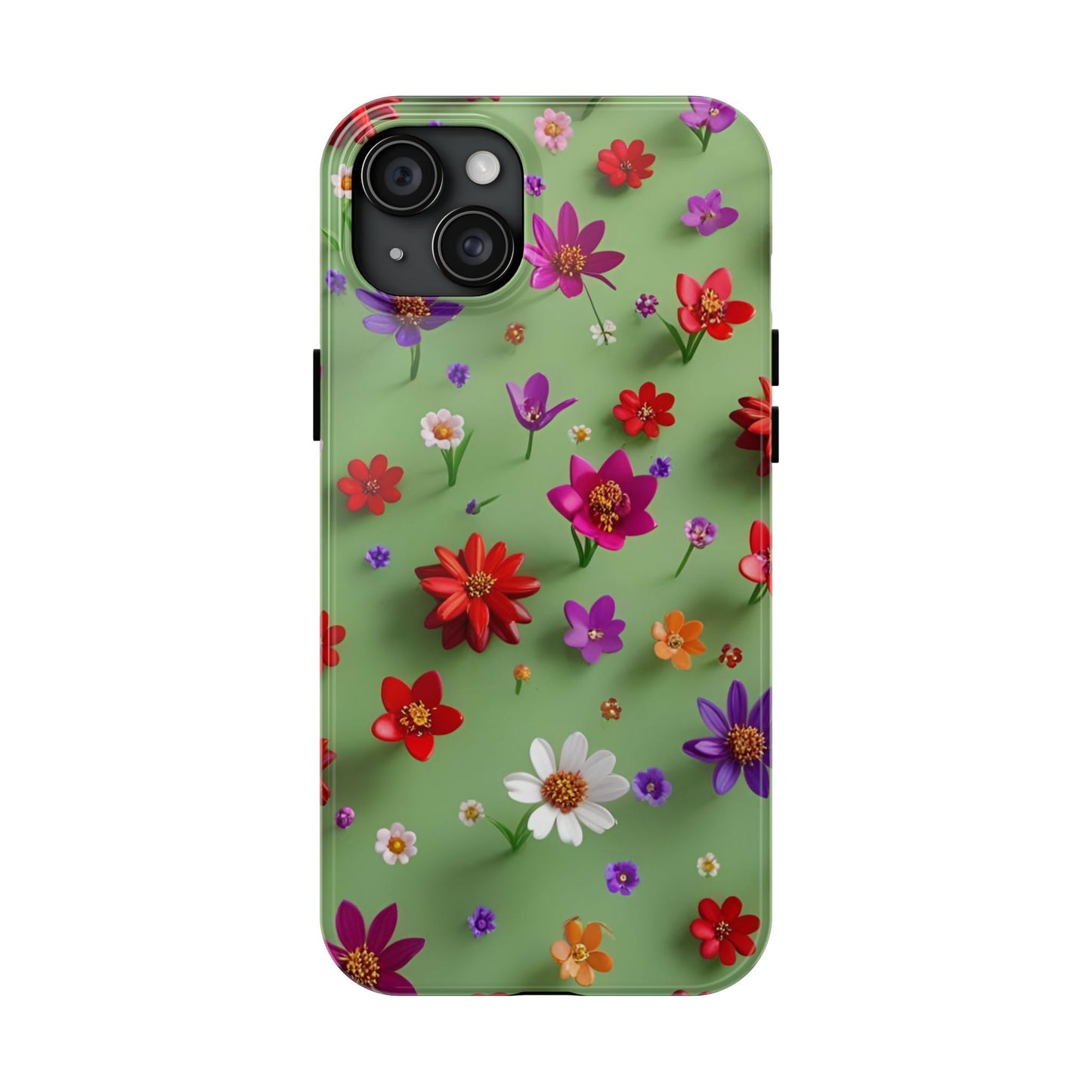 Tough Phone Cases - Summer Flowers in 3D