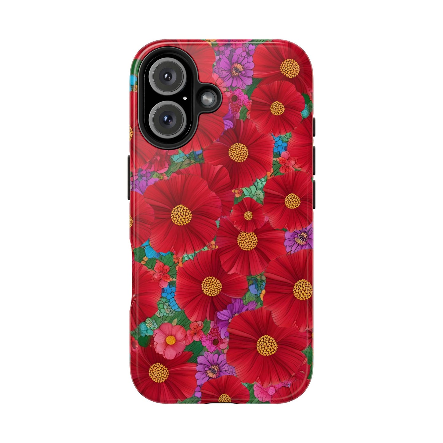 Tough Phone Cases - Beautiful Bold Red Poppies