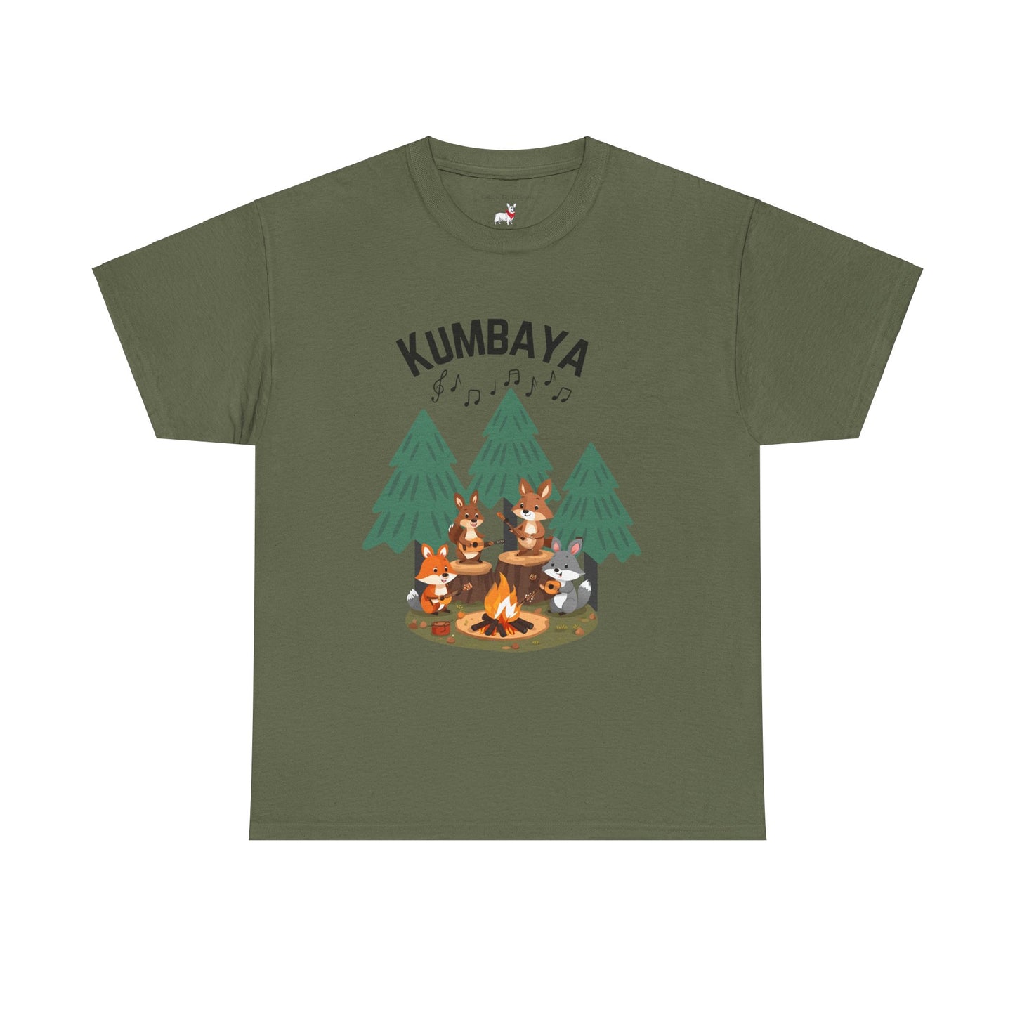 Playful Camping Tee Kumbaya Singing around the Campfire - Men's