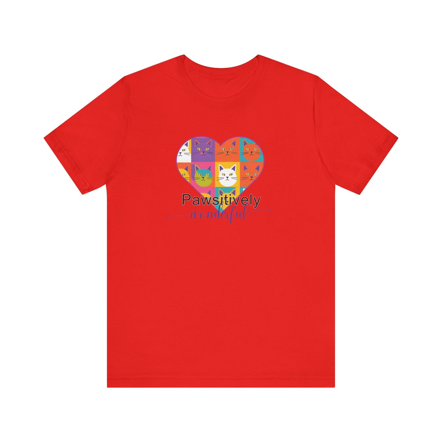 Pawsitively Wonderful Rescuers Fosters Vets Cat Lovers Tee - Women's