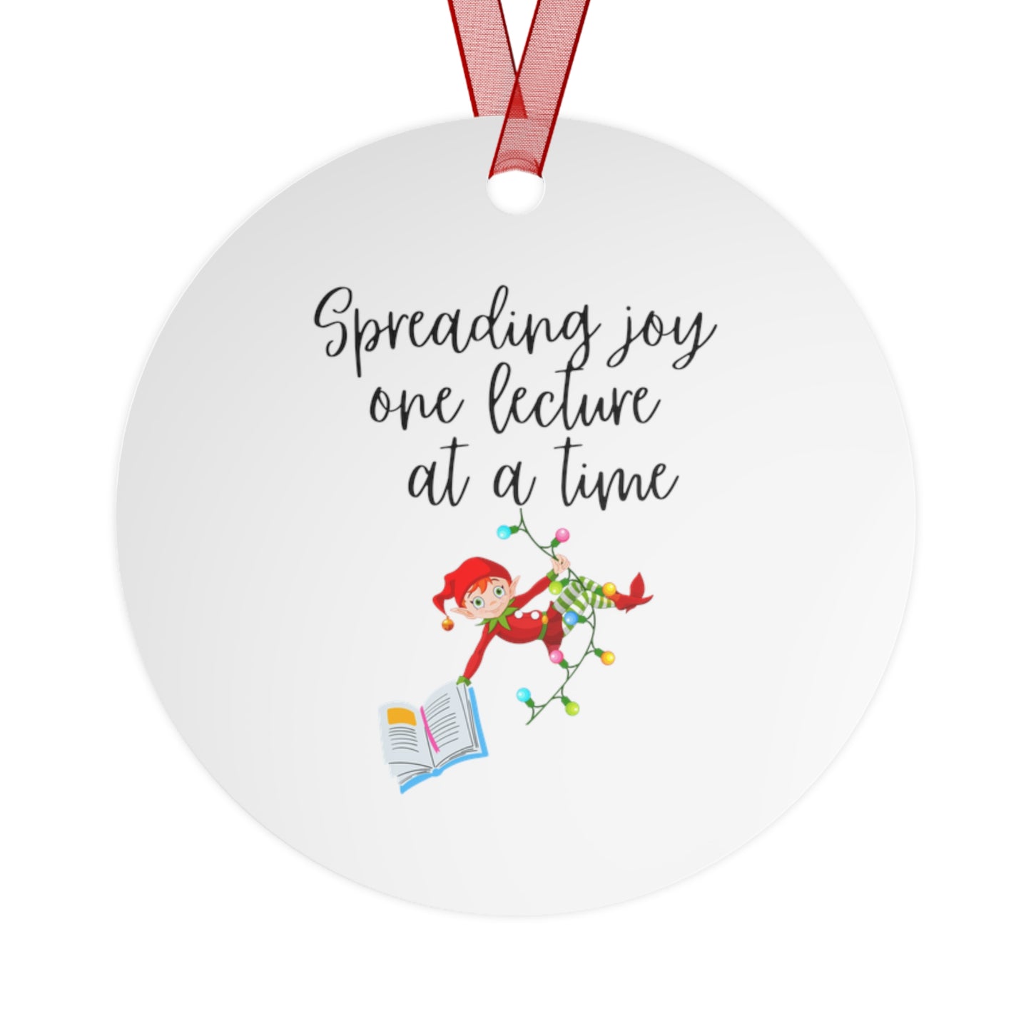 Personalized Metal Ornaments "My Favorite Professor" to Show Appreciation