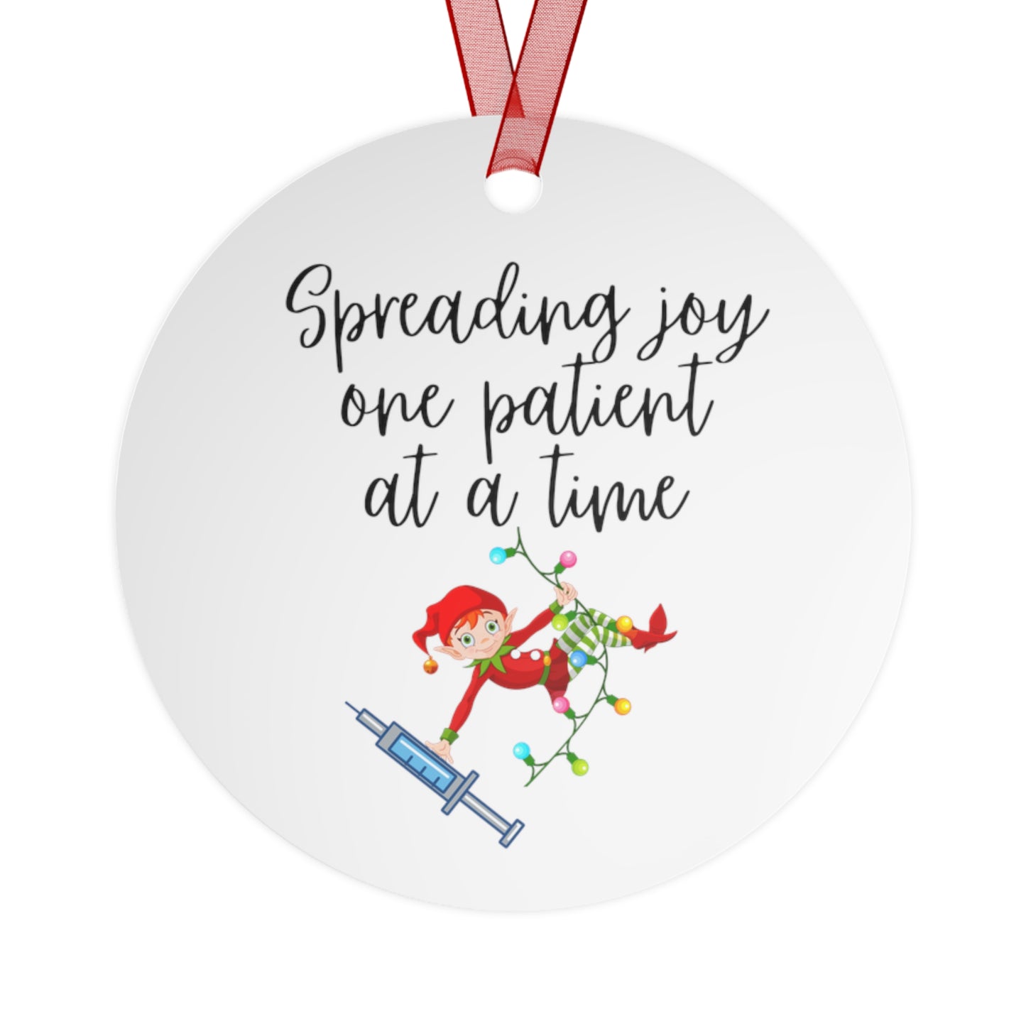 Personalized Metal Ornaments "My Favorite Nurse" to Show Appreciation