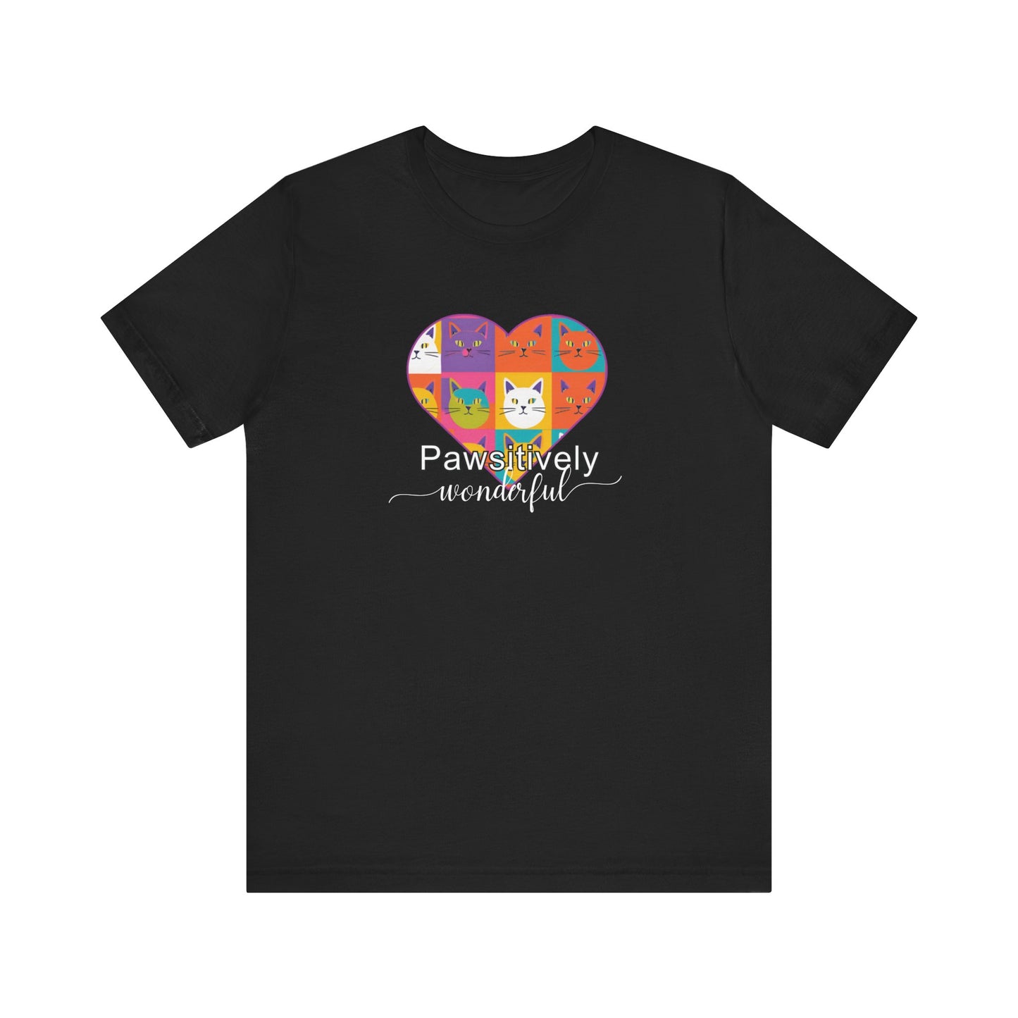 Pawsitively Wonderful Rescuers Fosters Vets Cat Lovers Tee - Women's
