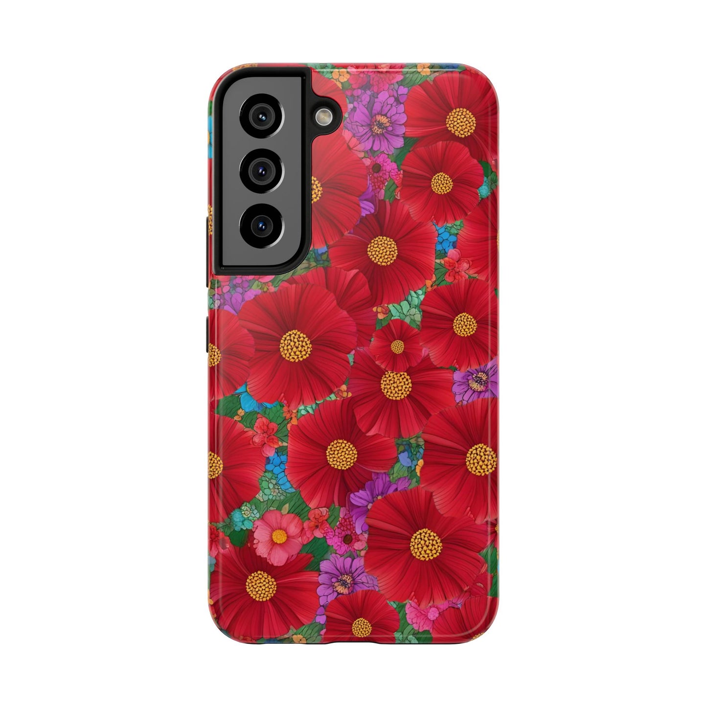 Tough Phone Cases - Beautiful Bold Red Poppies