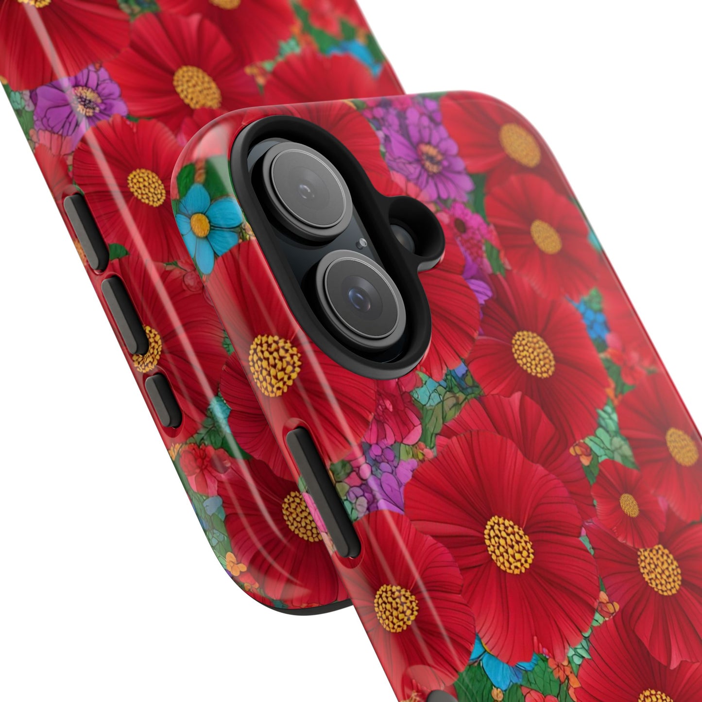Tough Phone Cases - Beautiful Bold Red Poppies