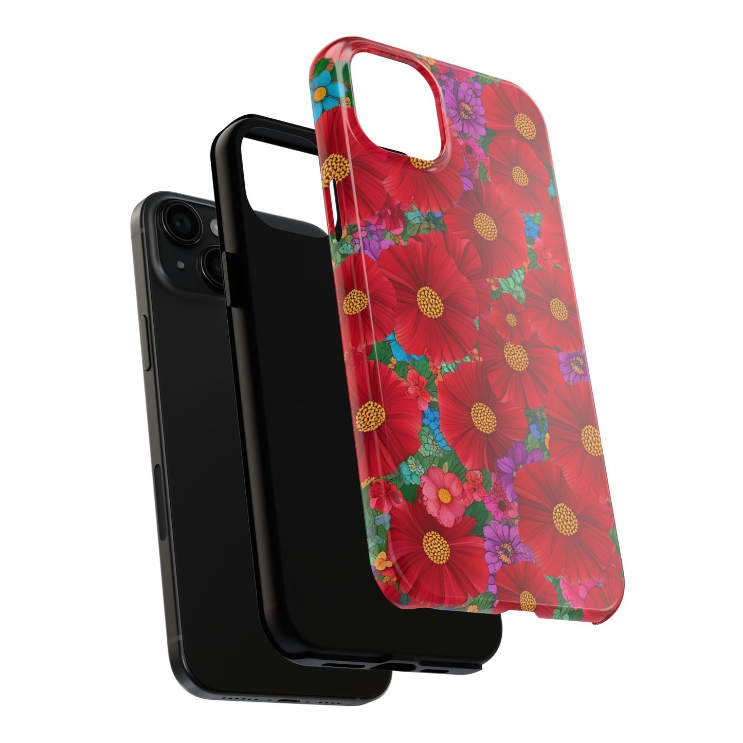 Tough Phone Cases - Beautiful Bold Red Poppies