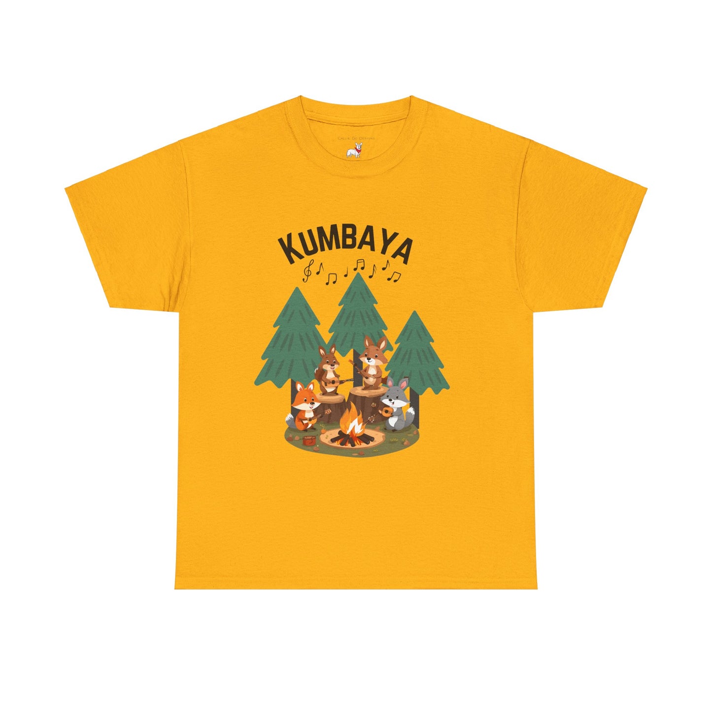 Playful Camping Tee Kumbaya Singing around the Campfire - Men's