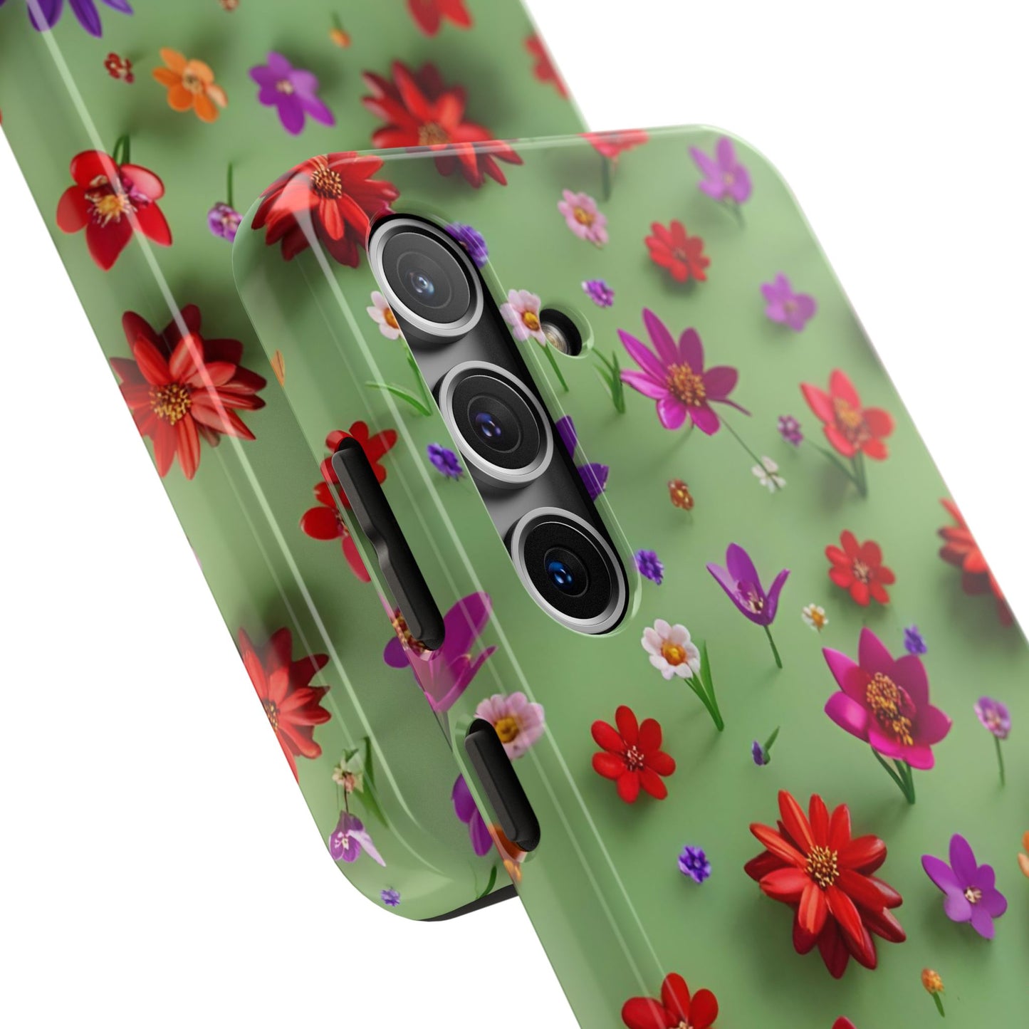 Tough Phone Cases - Summer Flowers in 3D