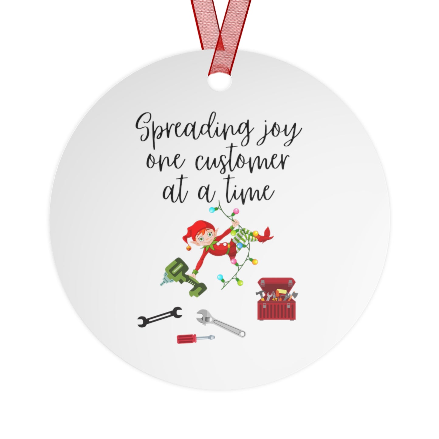 Personalized Metal Ornaments "My Favorite Mechanic" to Show Appreciation