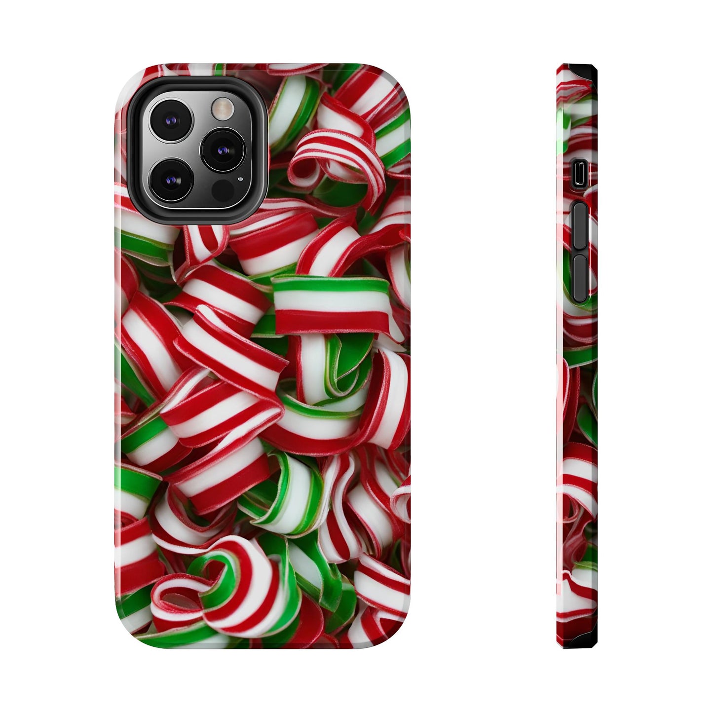 Christmas Ribbon Candy - Tough Phone Case for iPhone and Samsung Smartphones