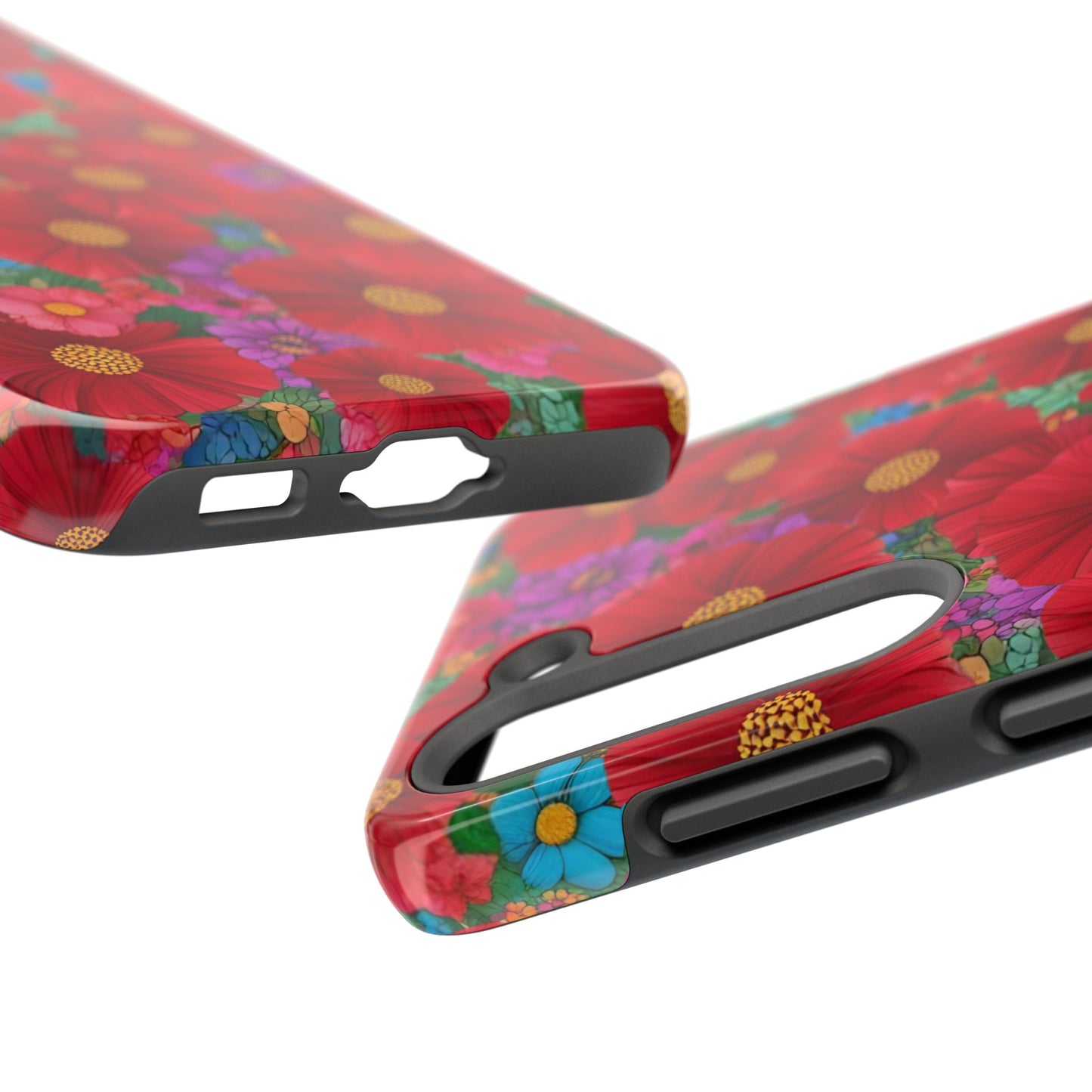 Tough Phone Cases - Beautiful Bold Red Poppies