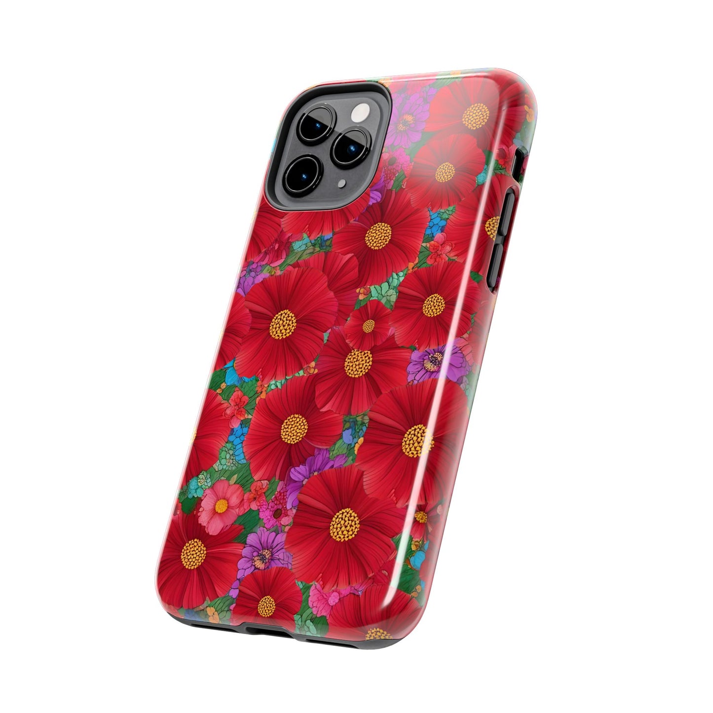 Tough Phone Cases - Beautiful Bold Red Poppies