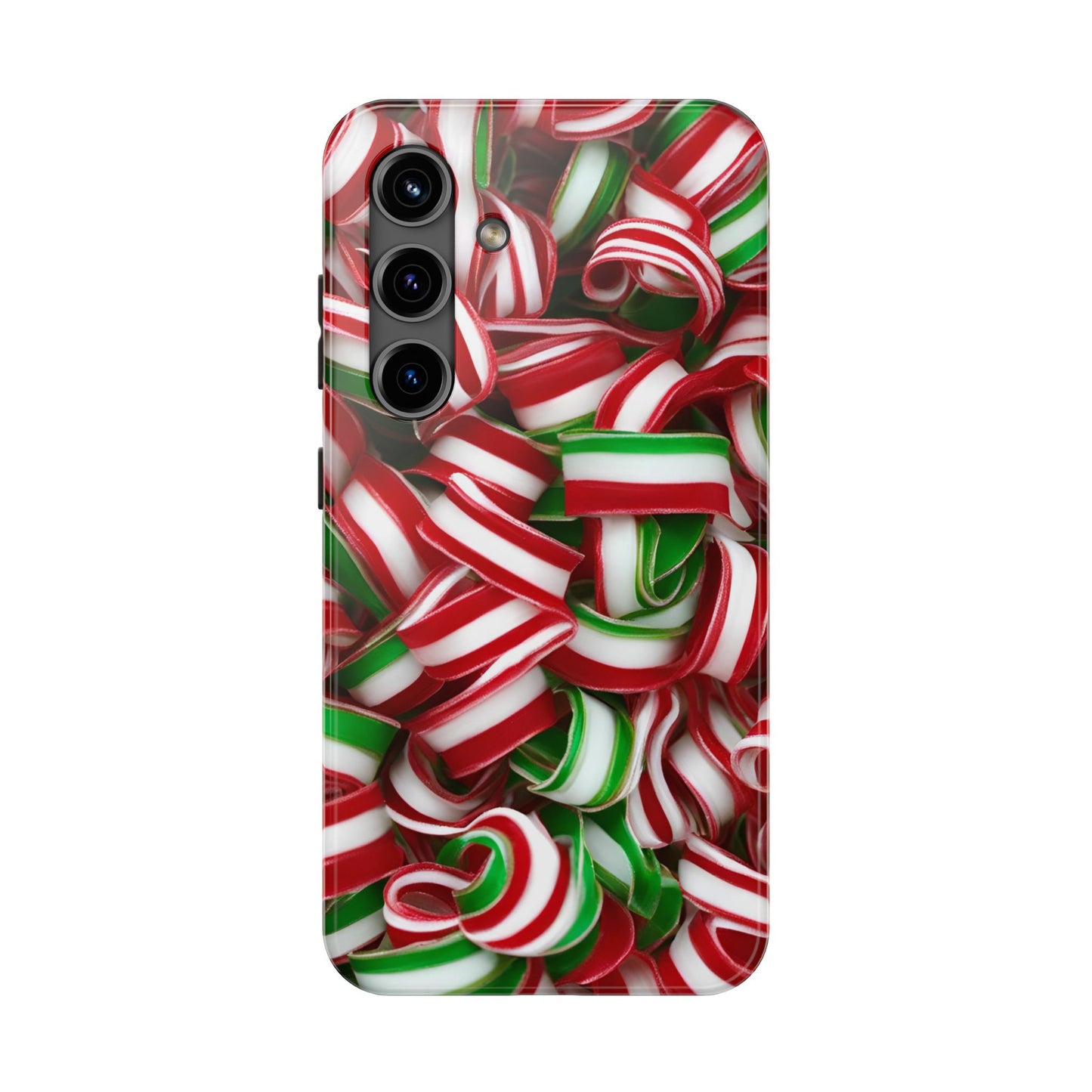Christmas Ribbon Candy - Tough Phone Case for iPhone and Samsung Smartphones