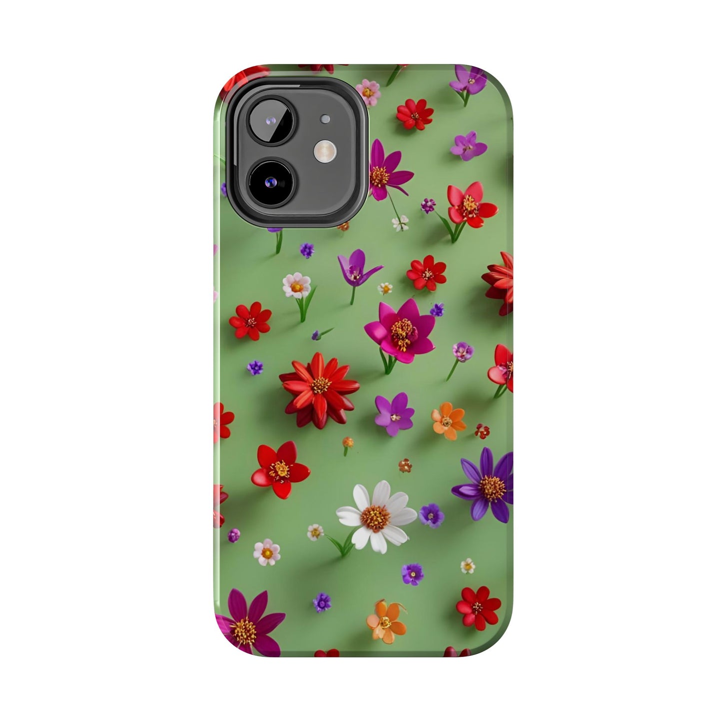 Tough Phone Cases - Summer Flowers in 3D