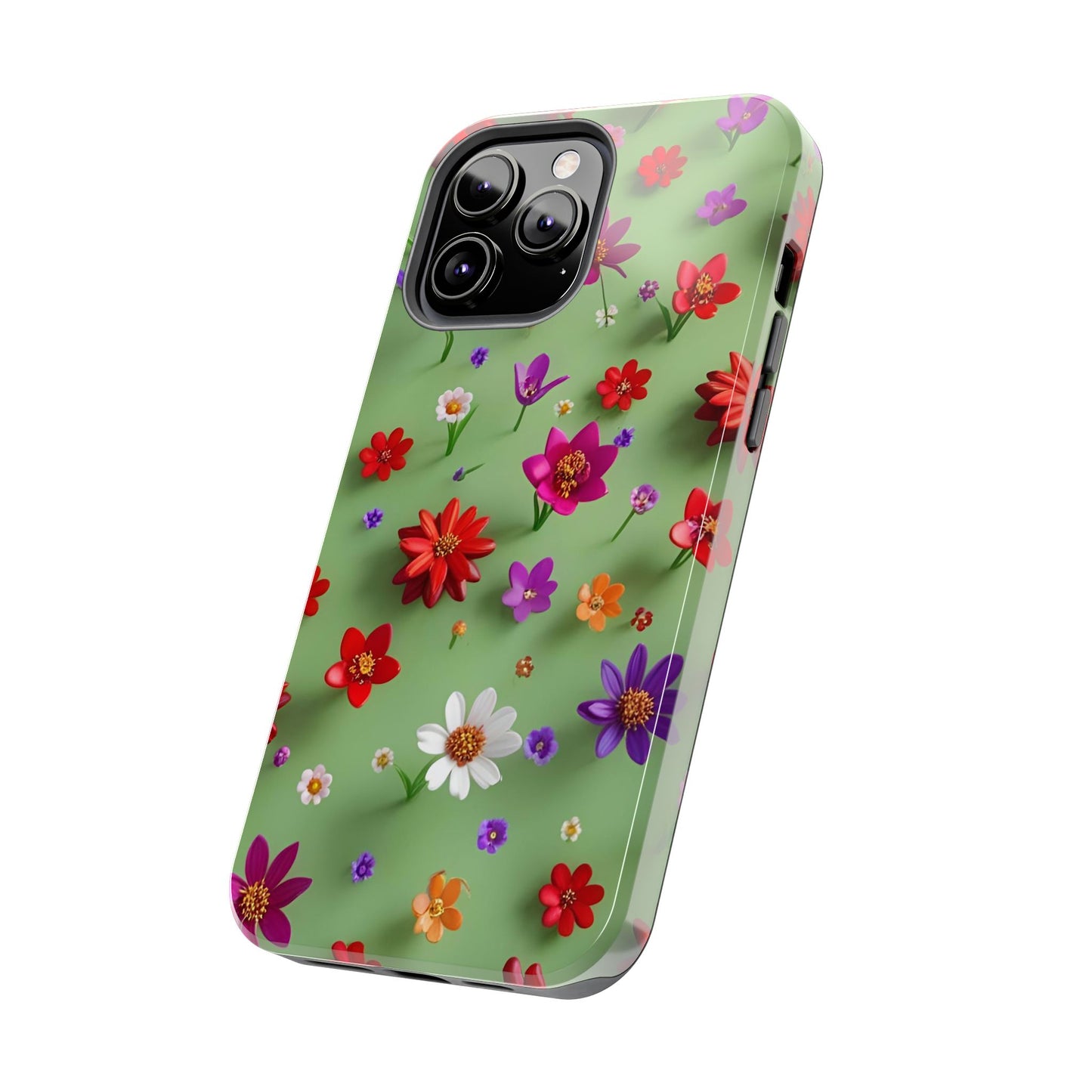 Tough Phone Cases - Summer Flowers in 3D