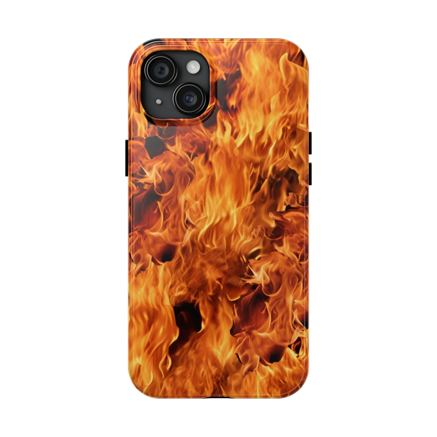 Fire Flame Design Tough Phone Case for iPhone and Samsung Smartphones