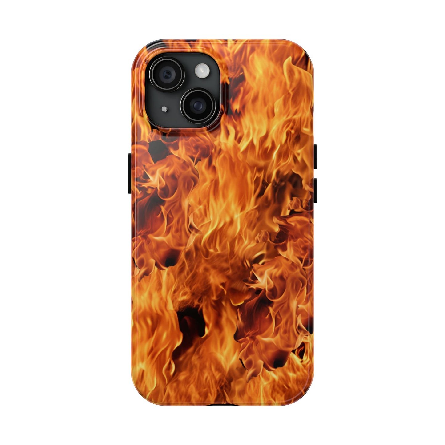 Fire Flame Design Tough Phone Case for iPhone and Samsung Smartphones
