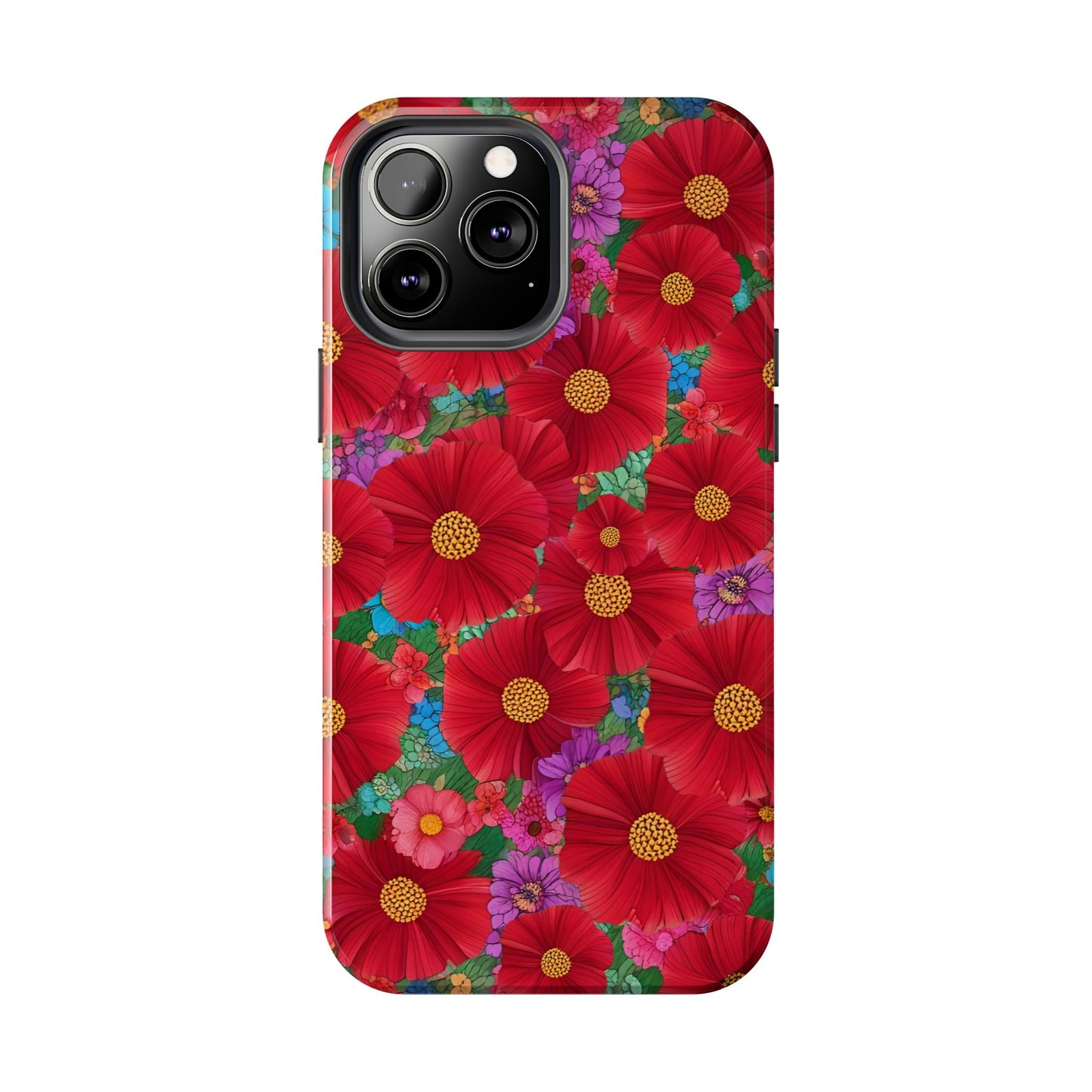 Tough Phone Cases - Beautiful Bold Red Poppies