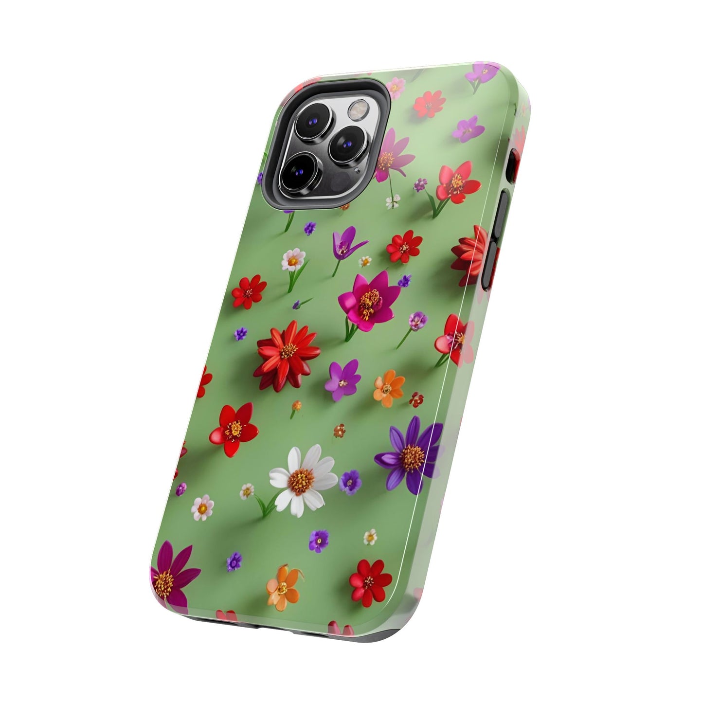Tough Phone Cases - Summer Flowers in 3D