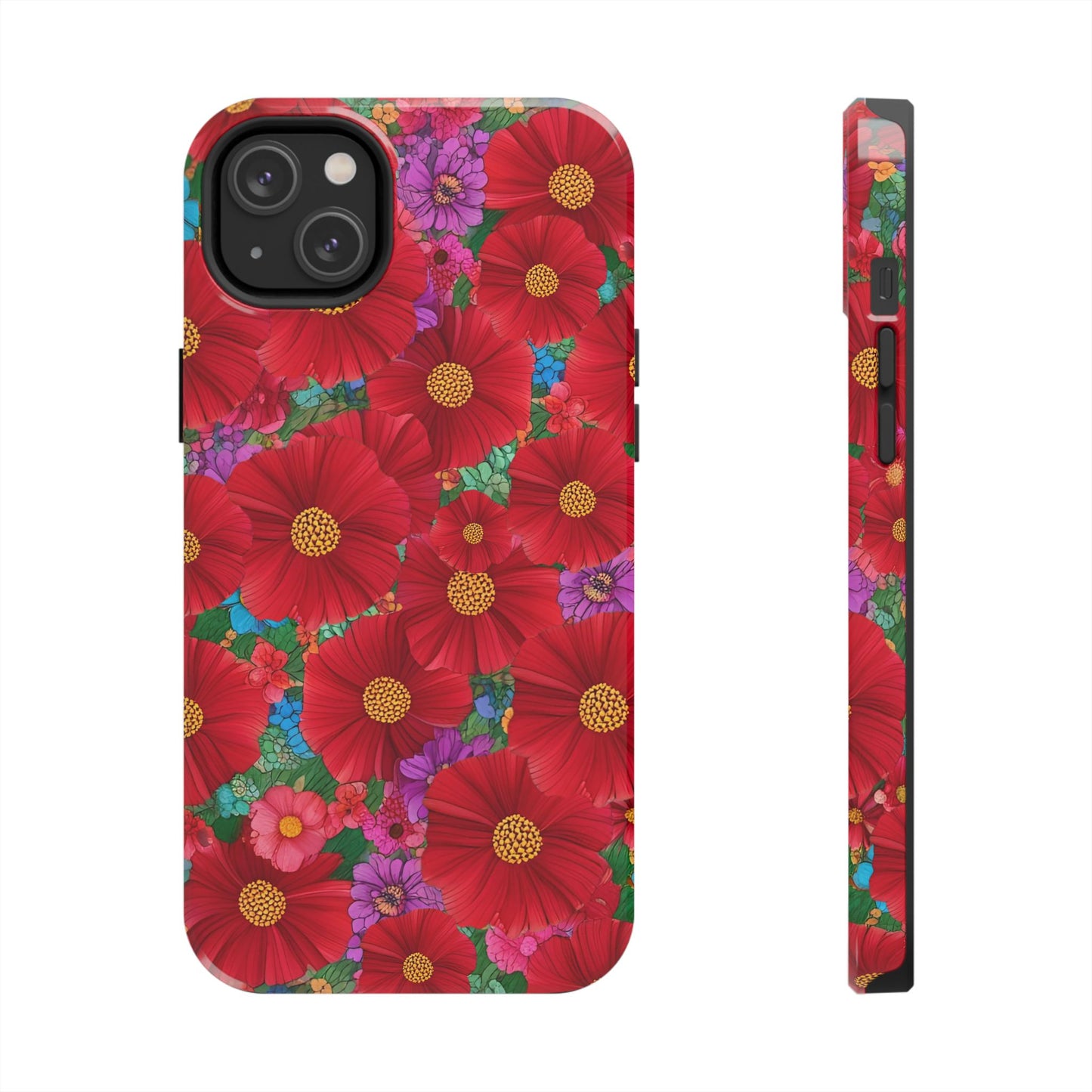 Tough Phone Cases - Beautiful Bold Red Poppies