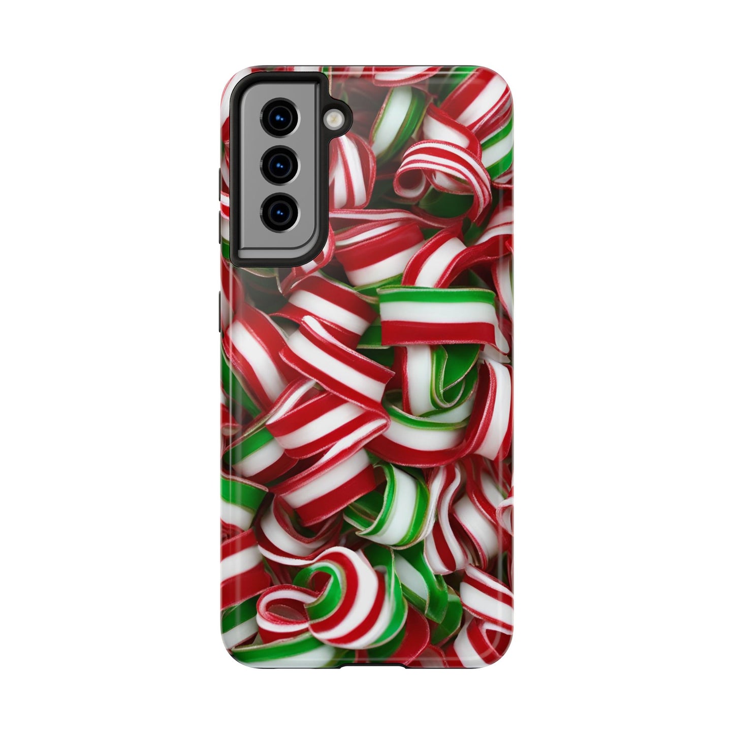 Christmas Ribbon Candy - Tough Phone Case for iPhone and Samsung Smartphones