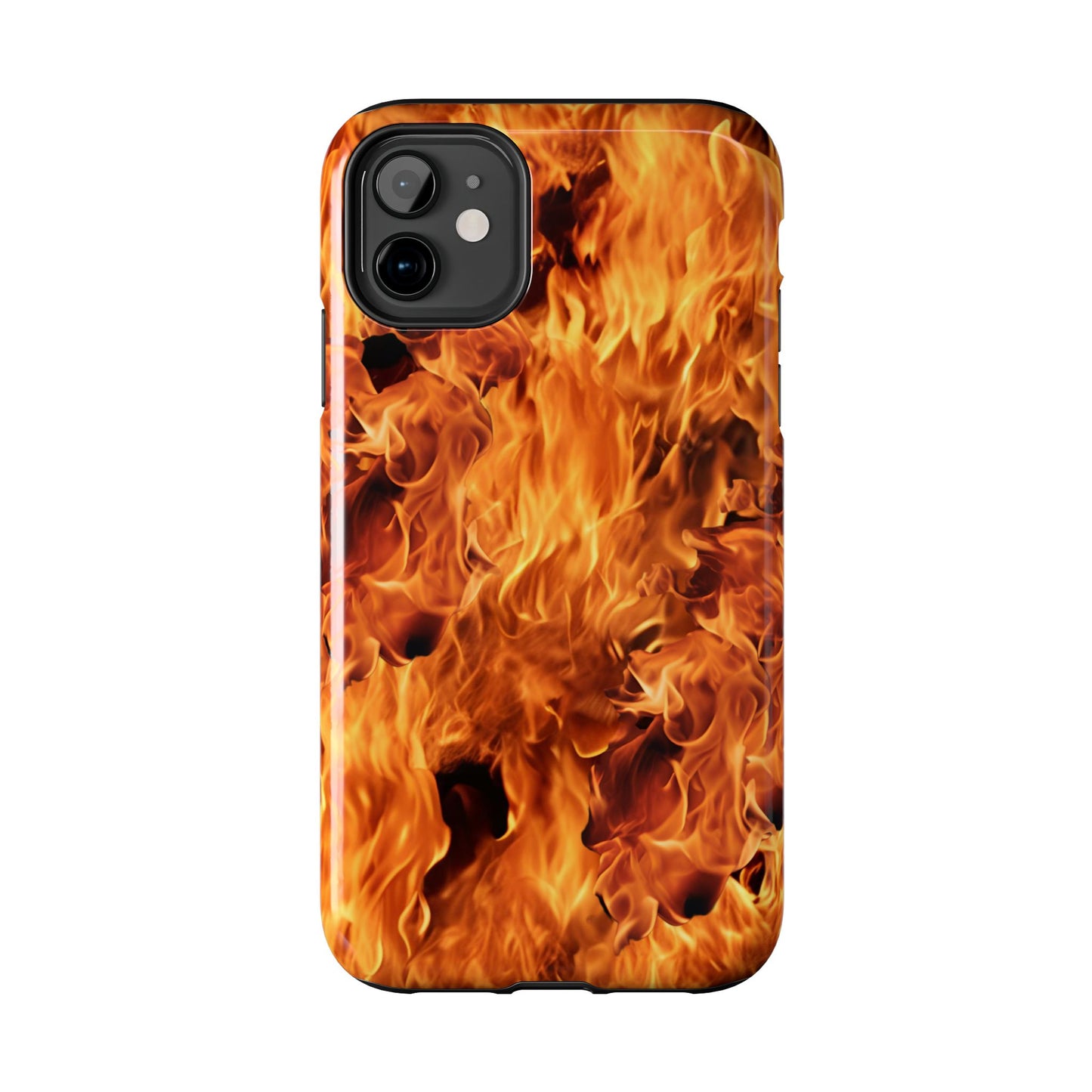 Fire Flame Design Tough Phone Case for iPhone and Samsung Smartphones