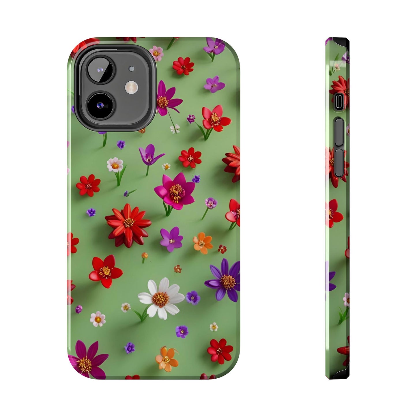 Tough Phone Cases - Summer Flowers in 3D