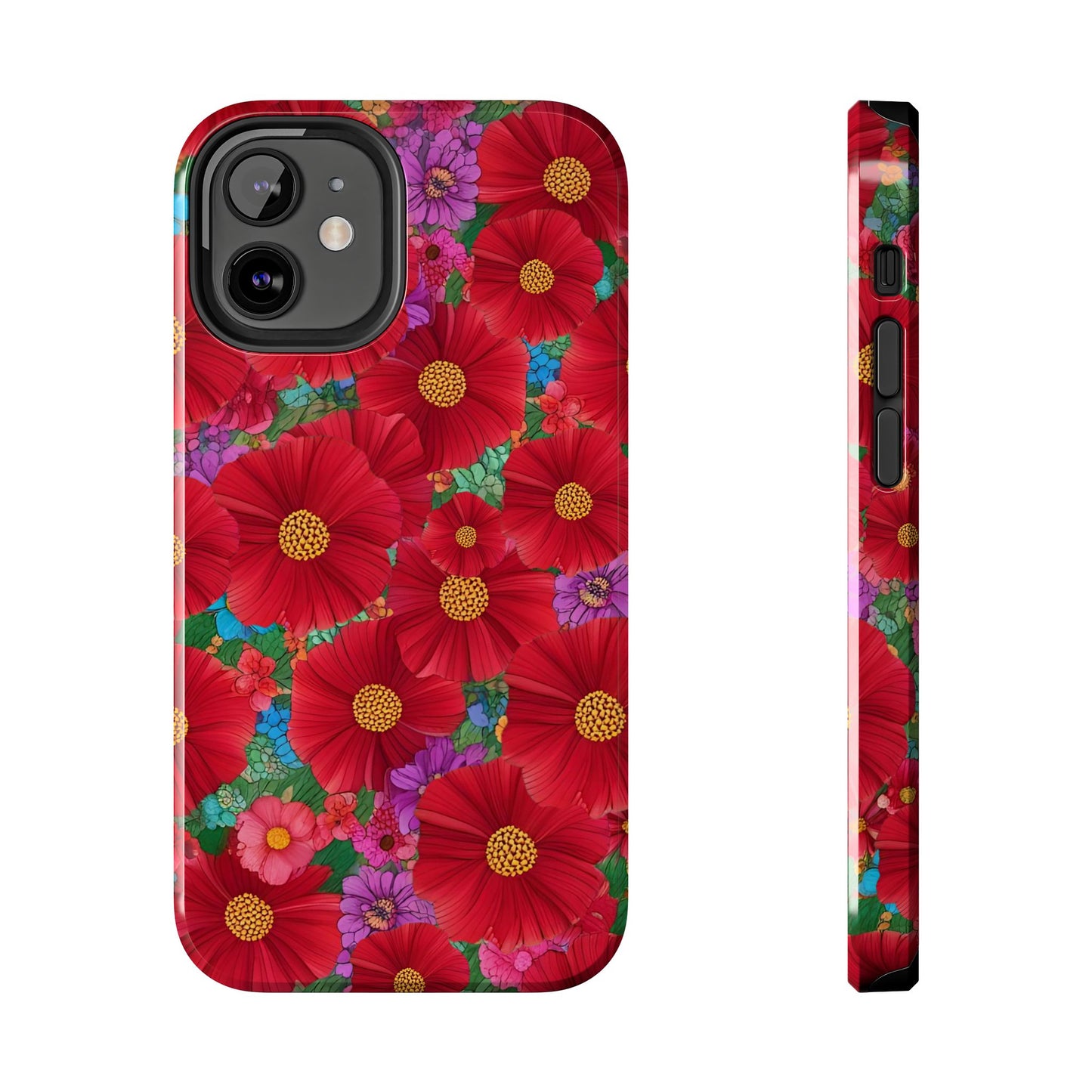 Tough Phone Cases - Beautiful Bold Red Poppies