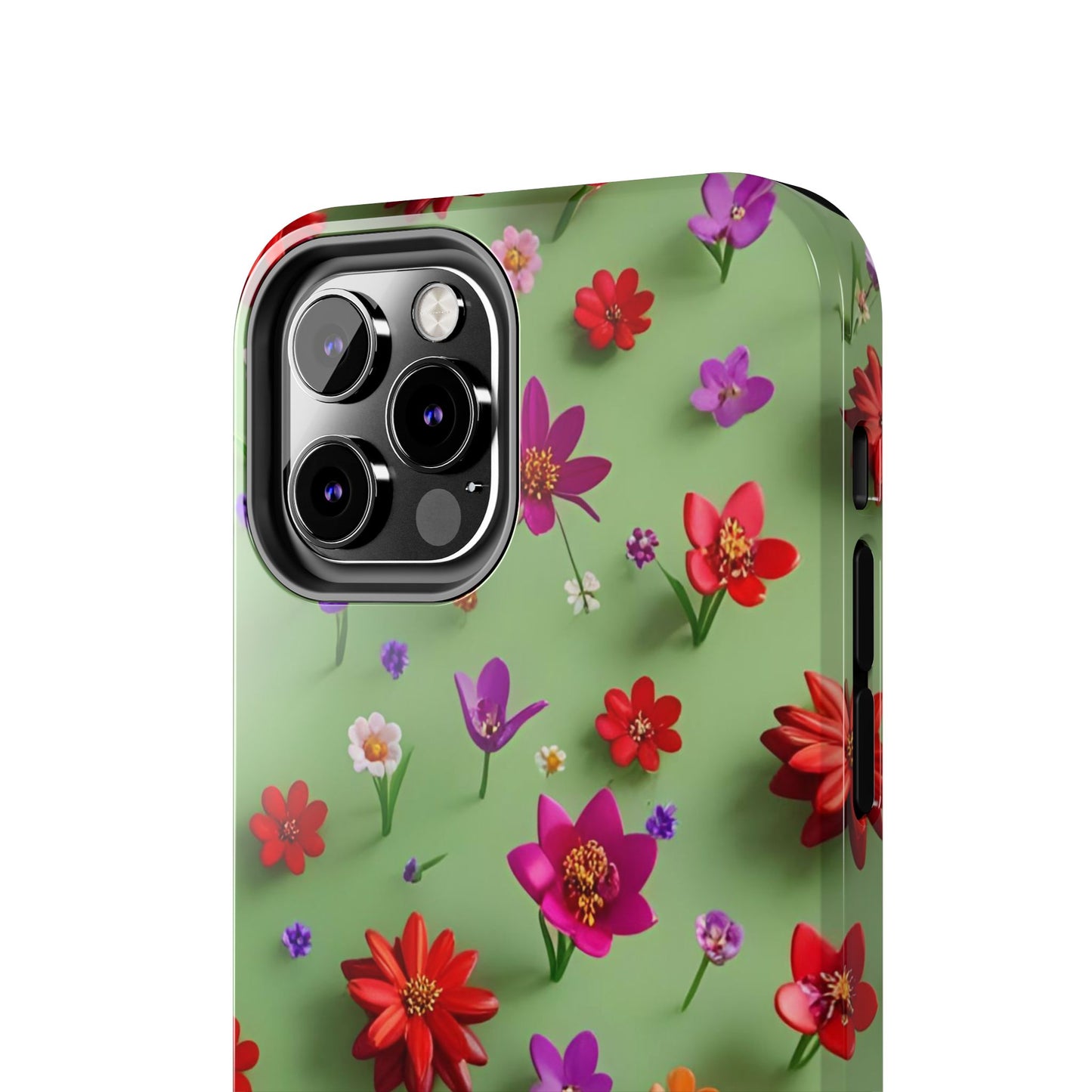 Tough Phone Cases - Summer Flowers in 3D