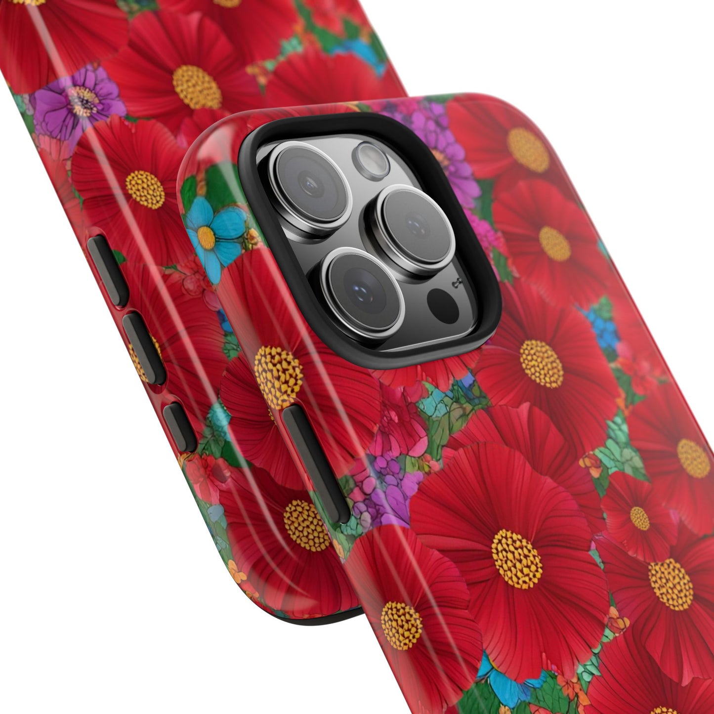 Tough Phone Cases - Beautiful Bold Red Poppies