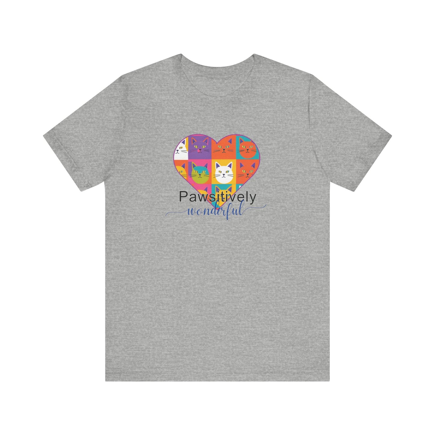 Pawsitively Wonderful Rescuers Fosters Vets Cat Lovers Tee - Women's