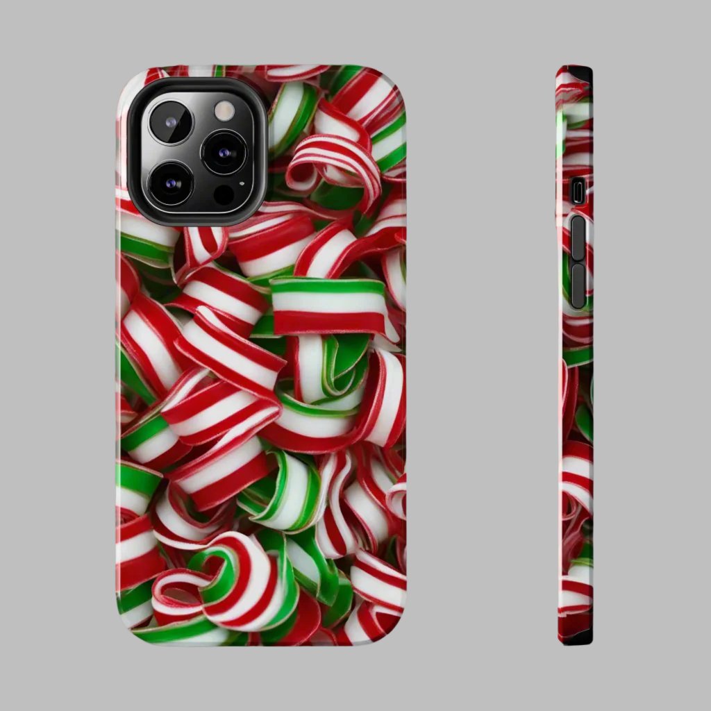 Christmas Ribbon Candy - Tough Phone Case for iPhone and Samsung Smartphones