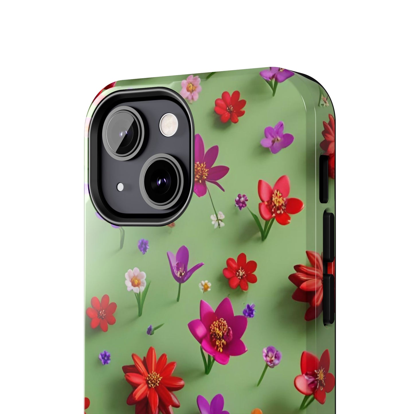 Tough Phone Cases - Summer Flowers in 3D