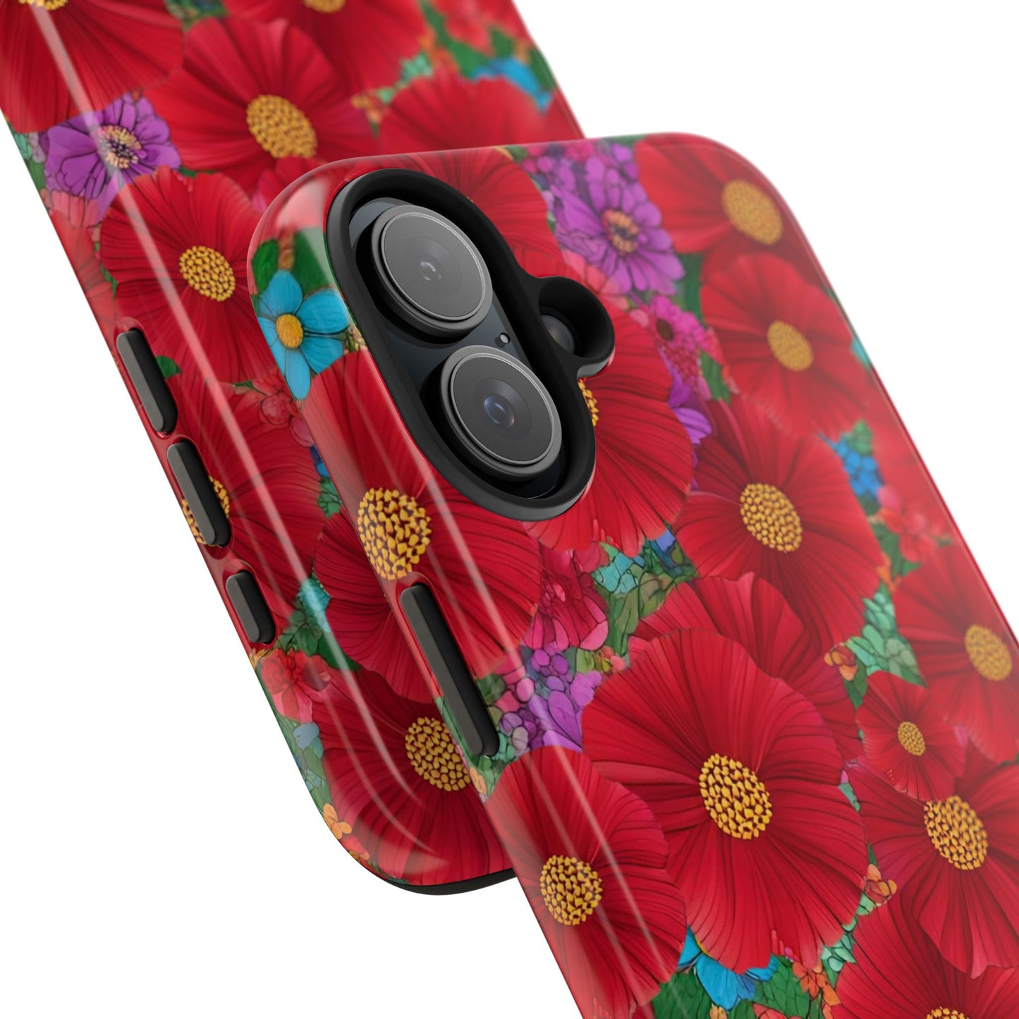 Tough Phone Cases - Beautiful Bold Red Poppies