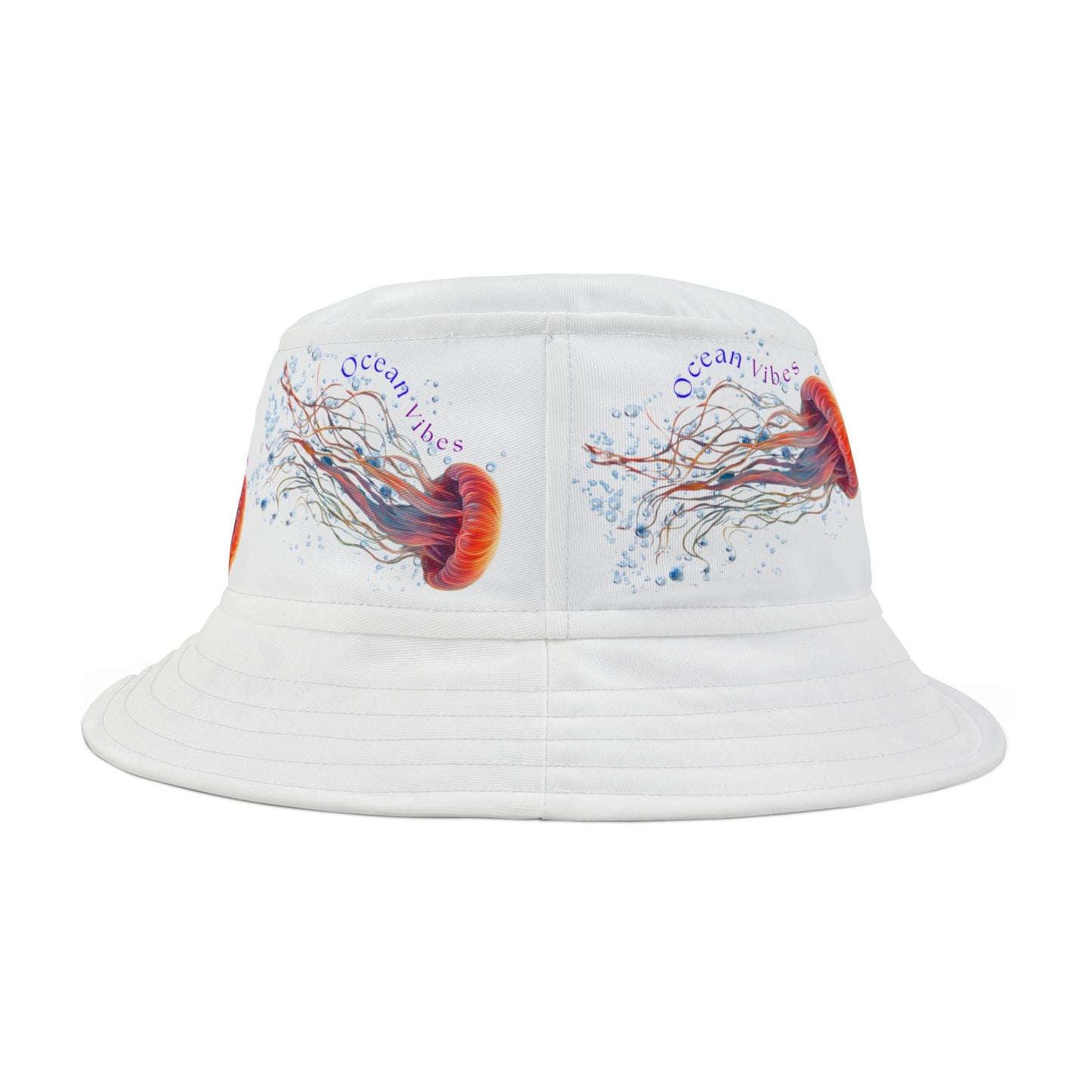 Bucket Hat - Ocean Vibes Jellyfish