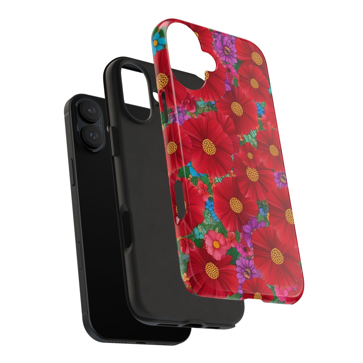 Tough Phone Cases - Beautiful Bold Red Poppies