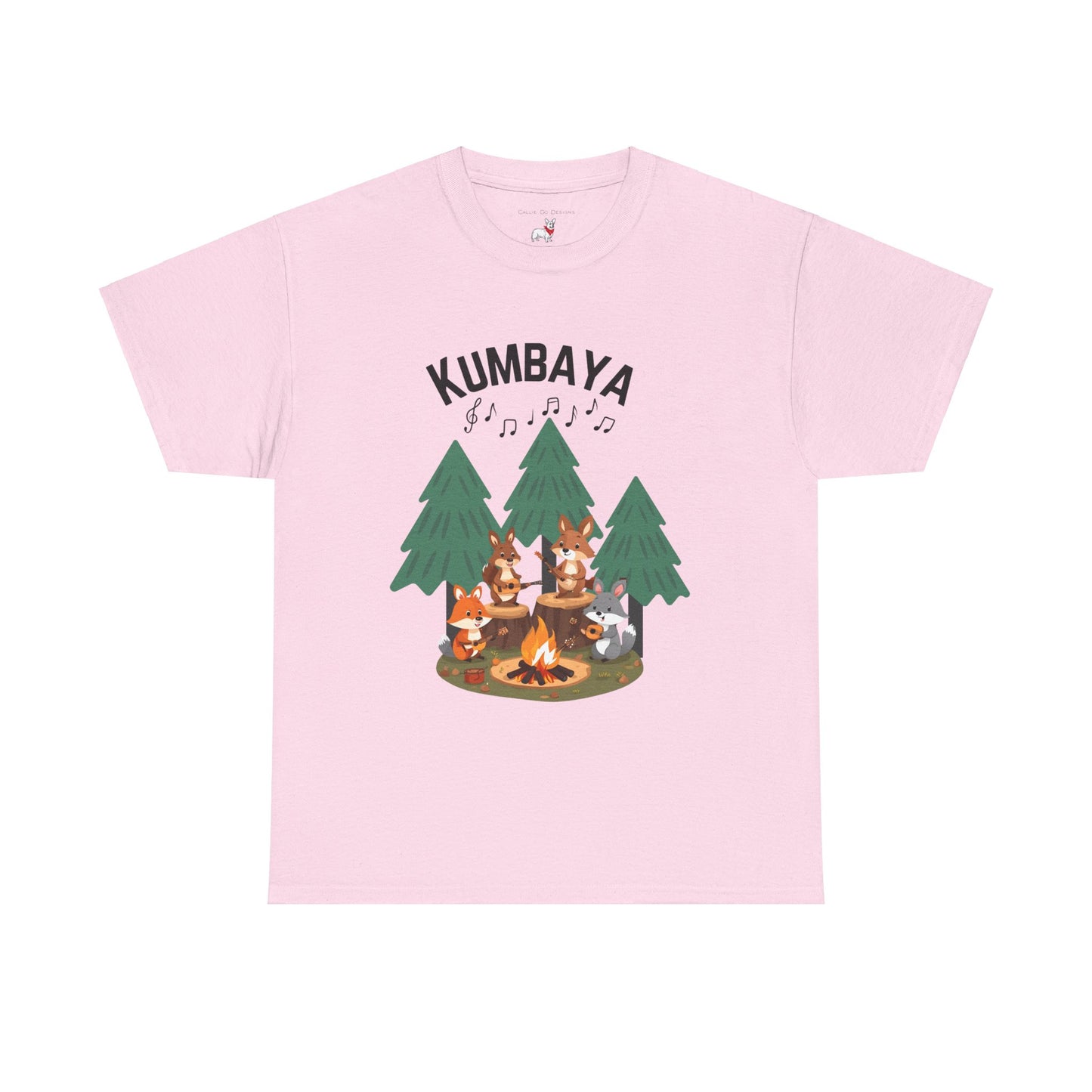 Playful Camping Tee Kumbaya Singing around the Campfire - Men's