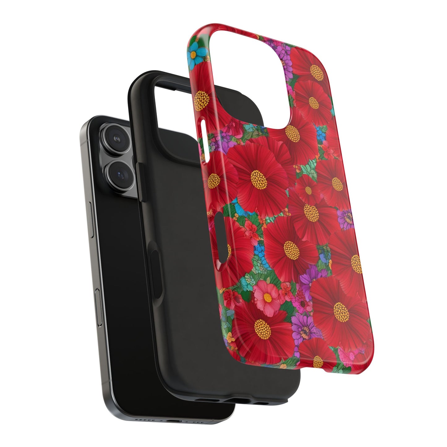 Tough Phone Cases - Beautiful Bold Red Poppies