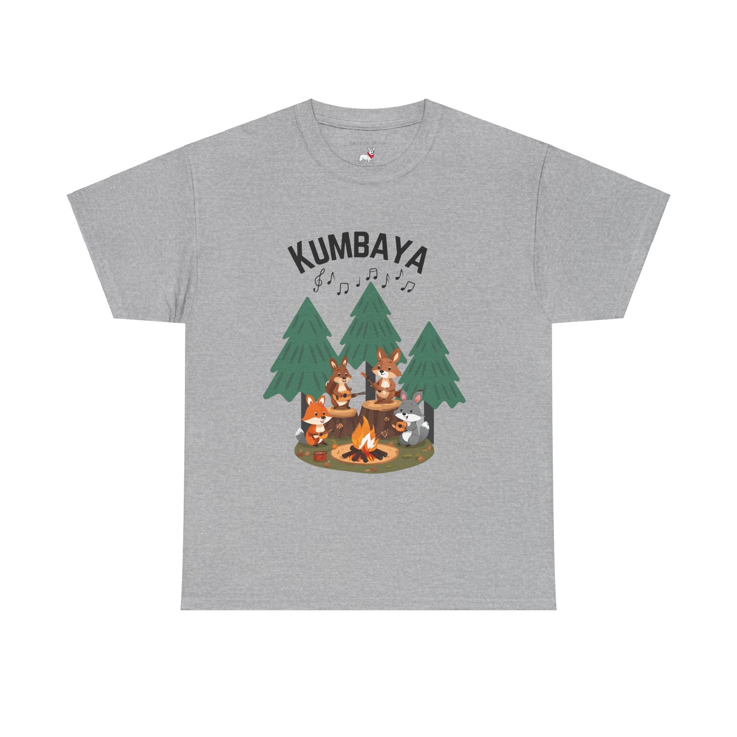 Playful Camping Tee Kumbaya Singing around the Campfire - Men's