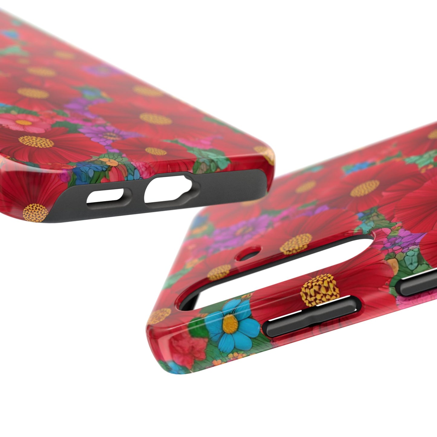 Tough Phone Cases - Beautiful Bold Red Poppies