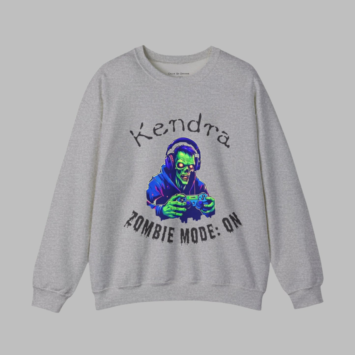 Gamer Sweatshirt Zombie Mode On - Unisex - Men's