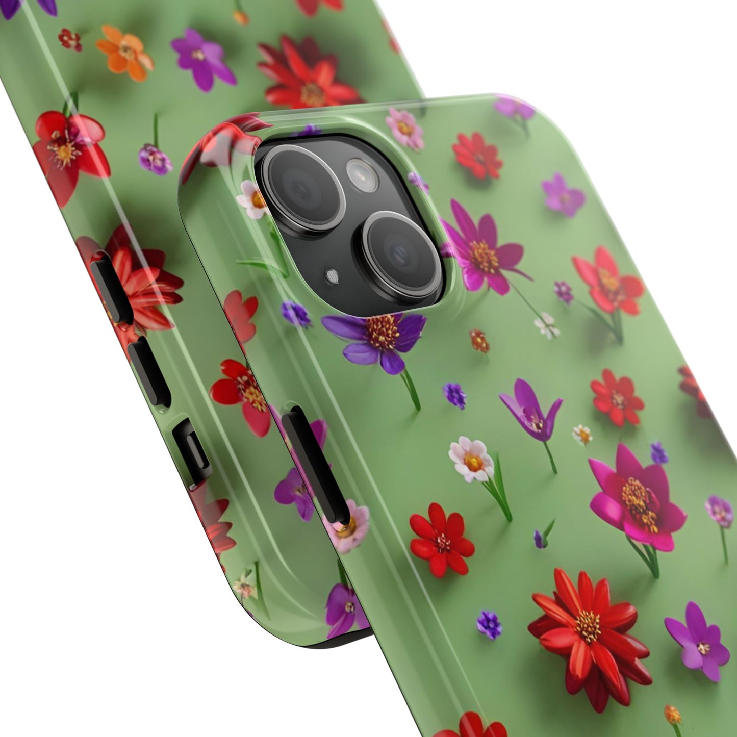 Tough Phone Cases - Summer Flowers in 3D