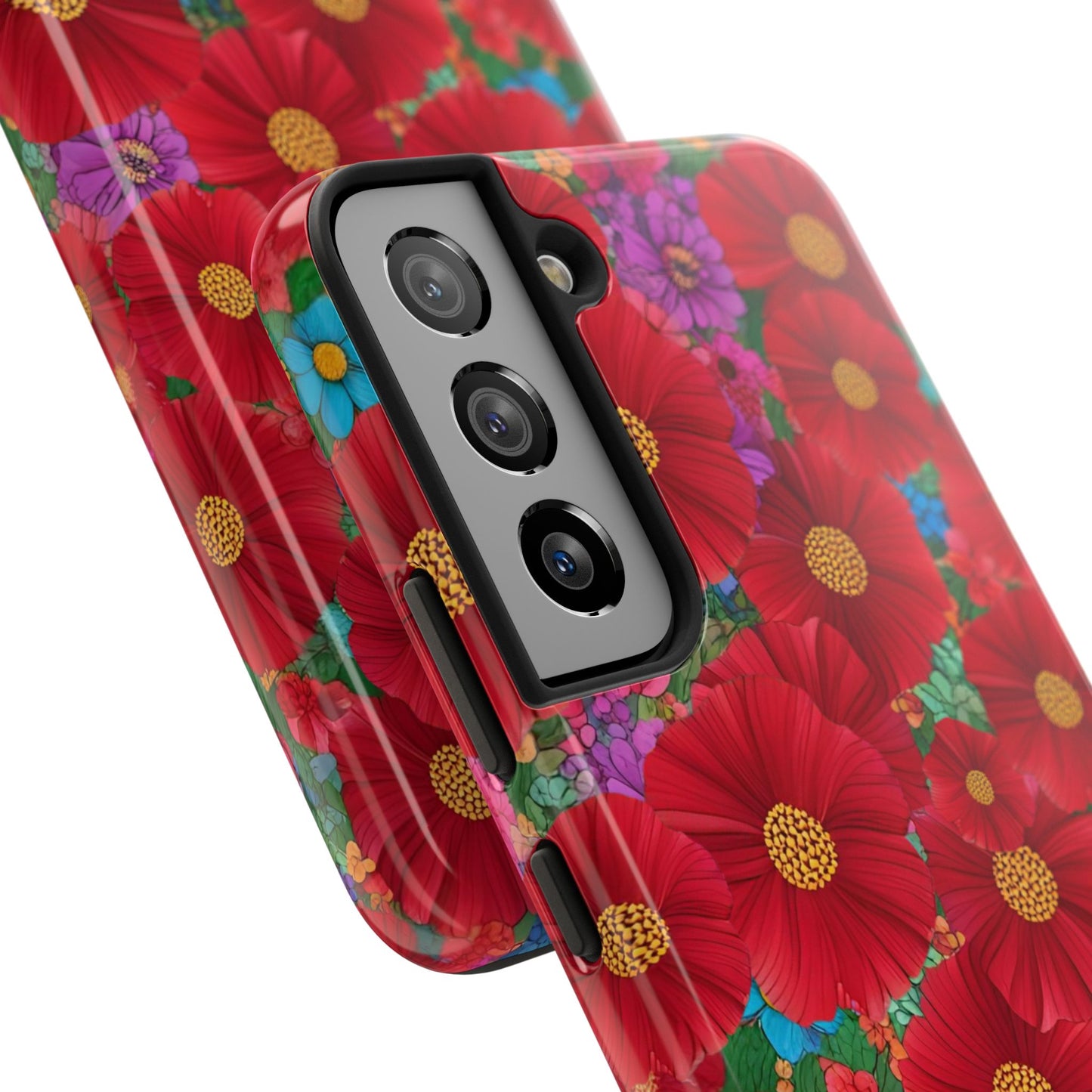 Tough Phone Cases - Beautiful Bold Red Poppies