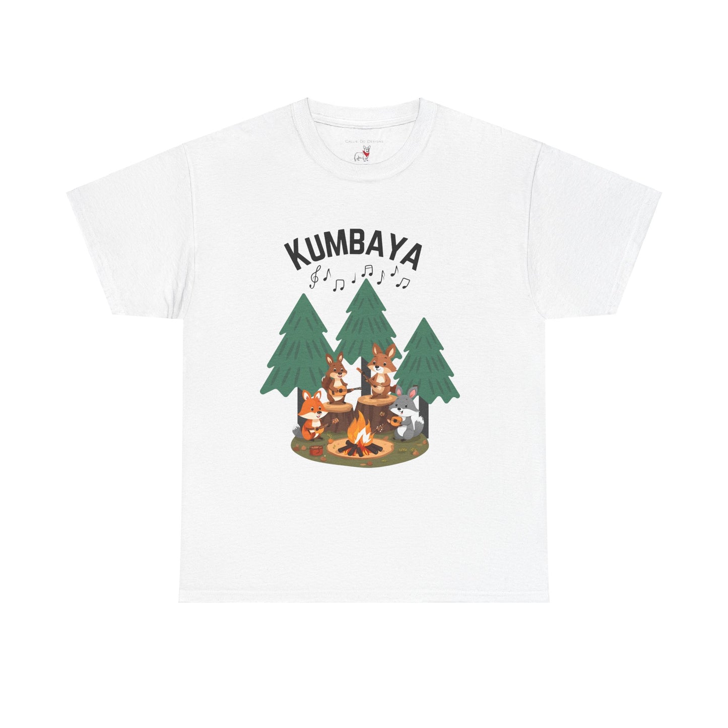 Playful Camping Tee Kumbaya Singing around the Campfire - Men's