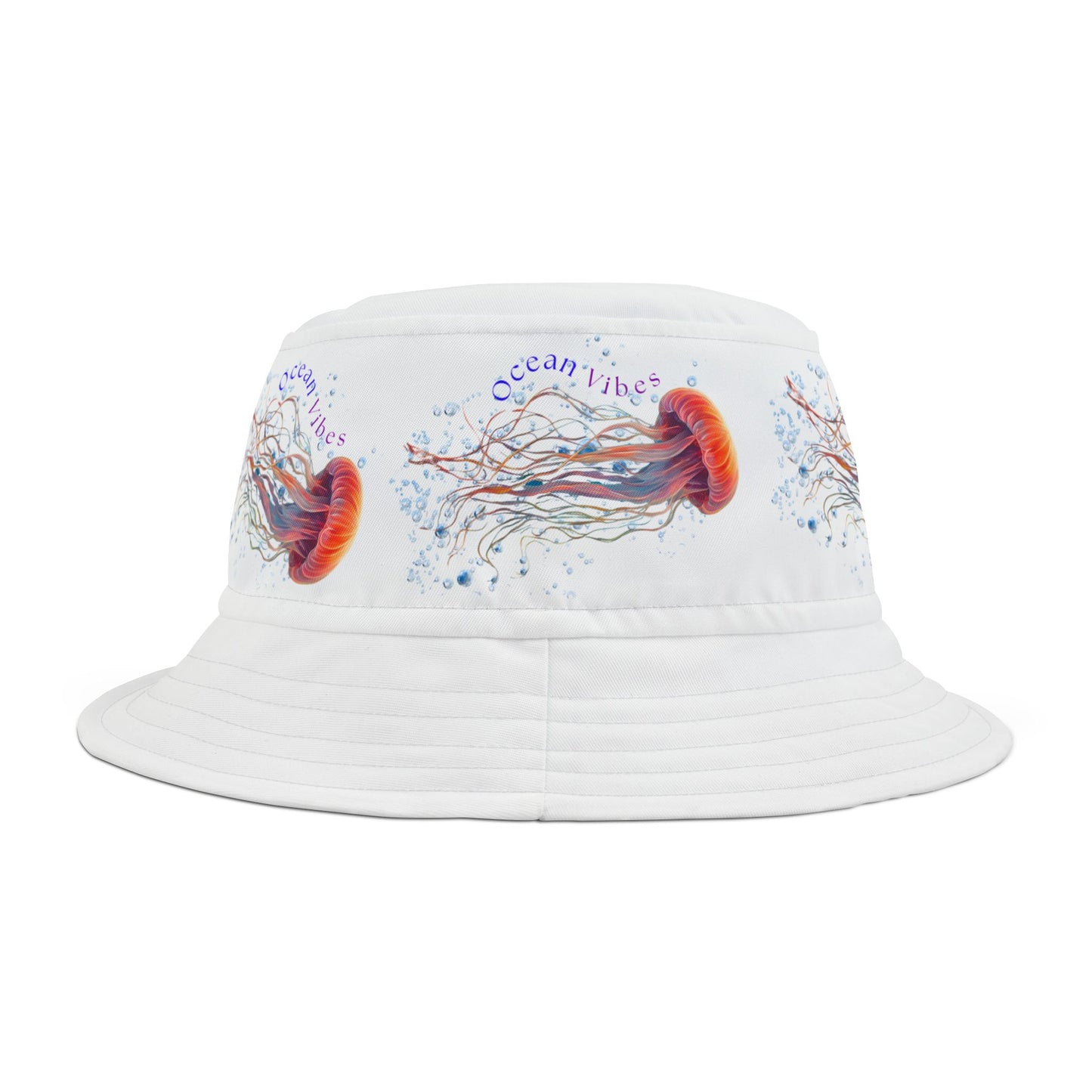 Bucket Hat - Ocean Vibes Jellyfish